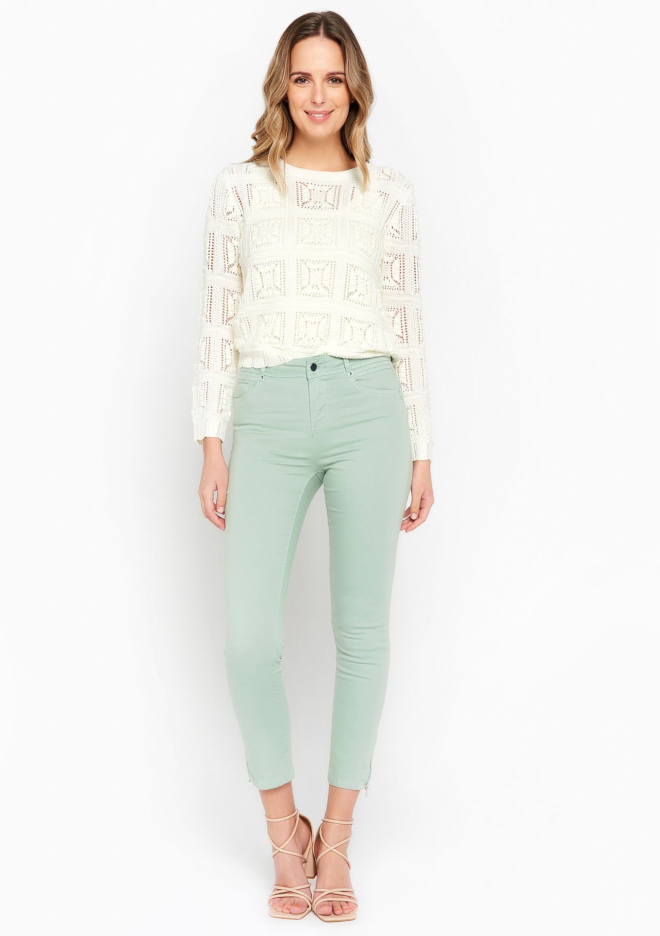 Skinny broek, Skinny broek - MINT GREEN - 06004307_1723
