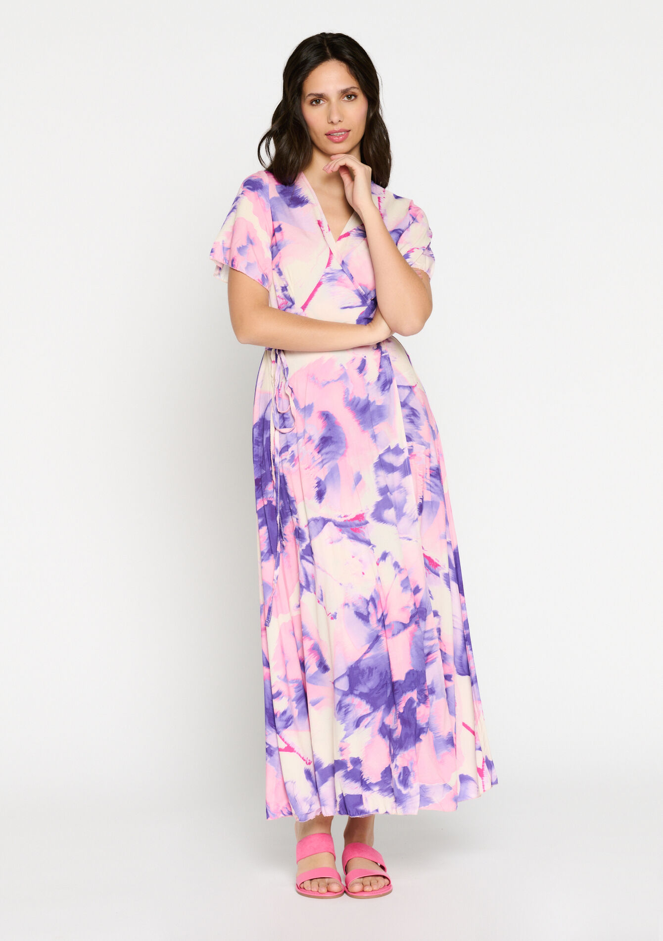 Maxi wikkeljurk, Maxi wikkeljurk - PINK BUBBLEGUM - 08602023_1477