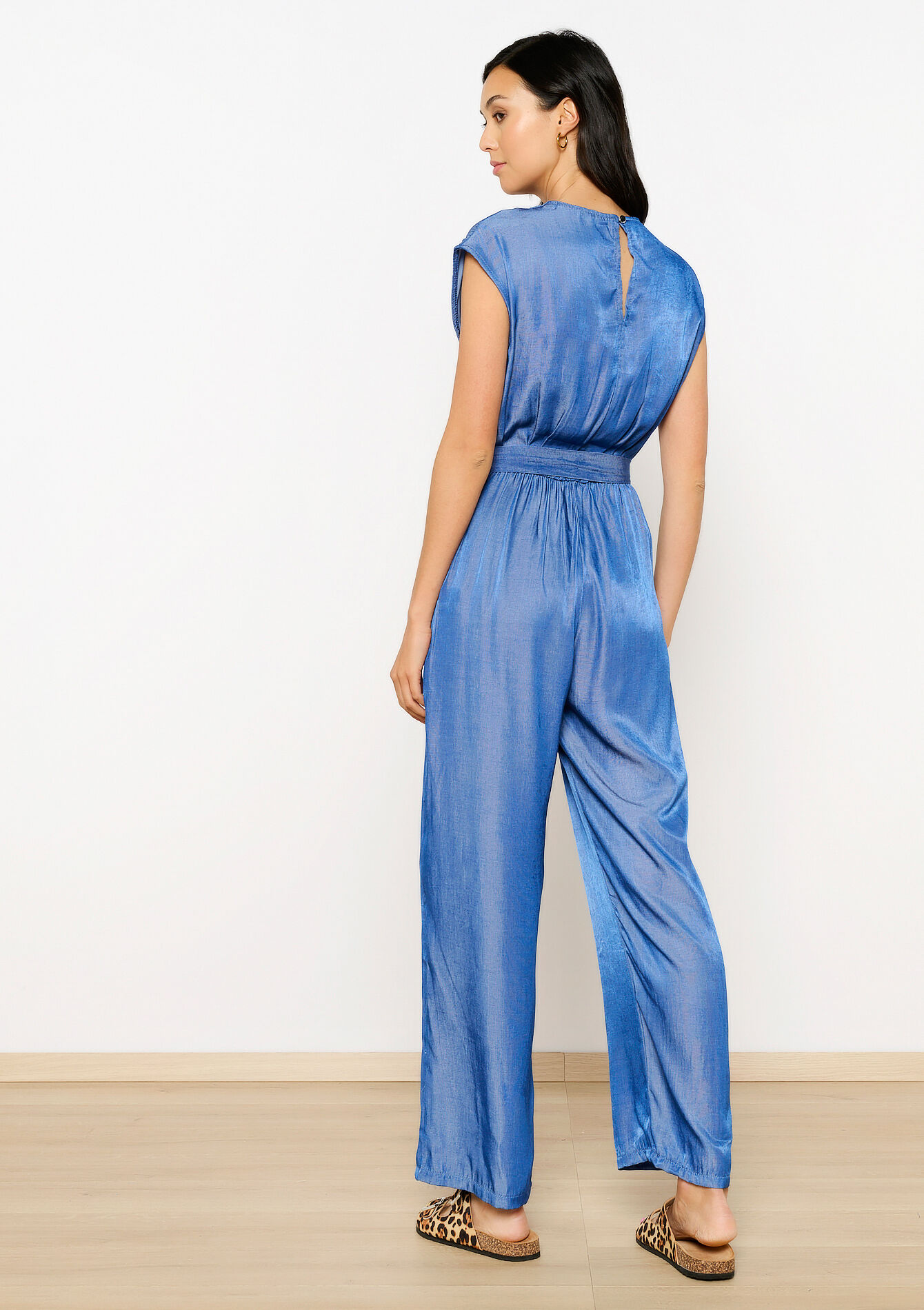 Tencel jumpsuit, Tencel jumpsuit - DARK BLUE - 06004529_0501