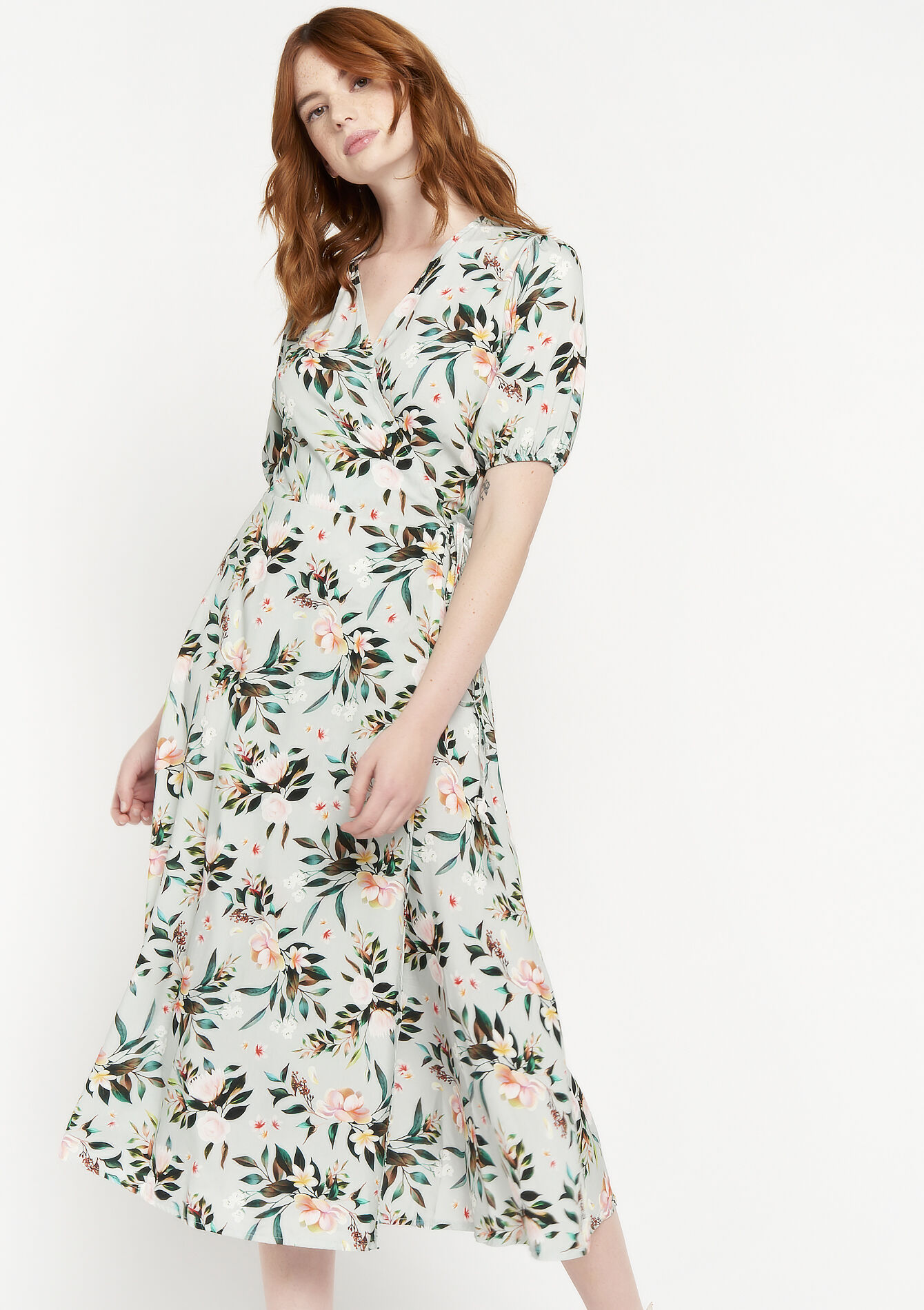 robe cache coeur a fleur