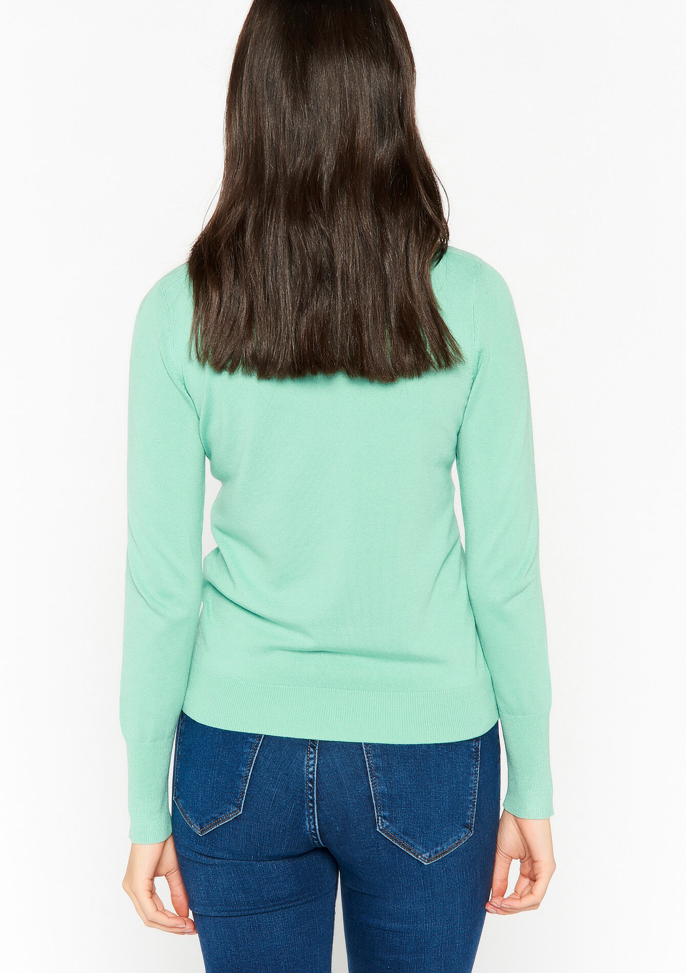 Pull en maille fine, Pull en maille fine - MINT GREEN - 04005925_1723