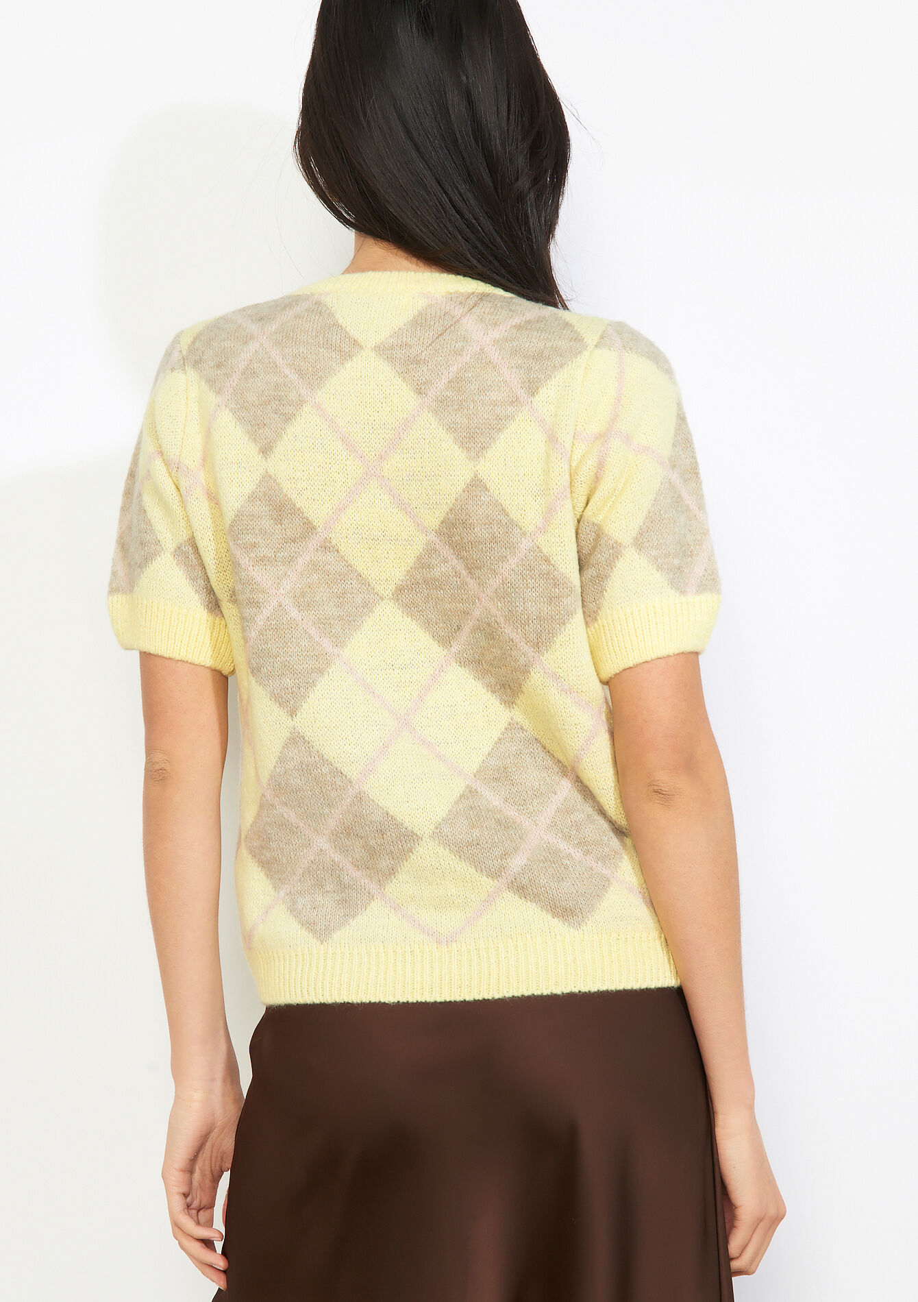 Zachte ruitjestrui, Zachte ruitjestrui - YELLOW PASTEL - 04007200_5004