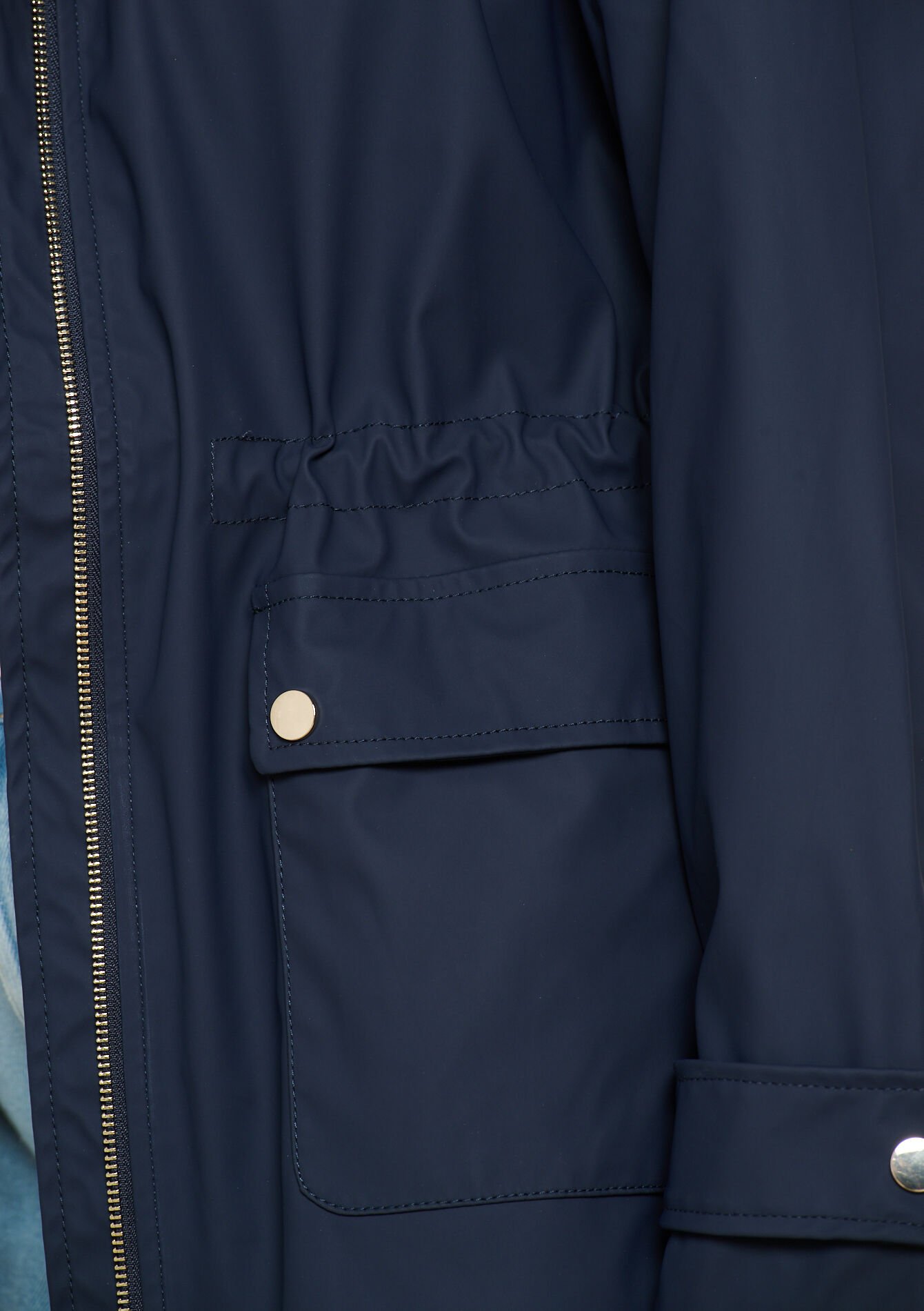 Parka longue cirée, Parka longue cirée - NAVY BASIC - 23000724_2723