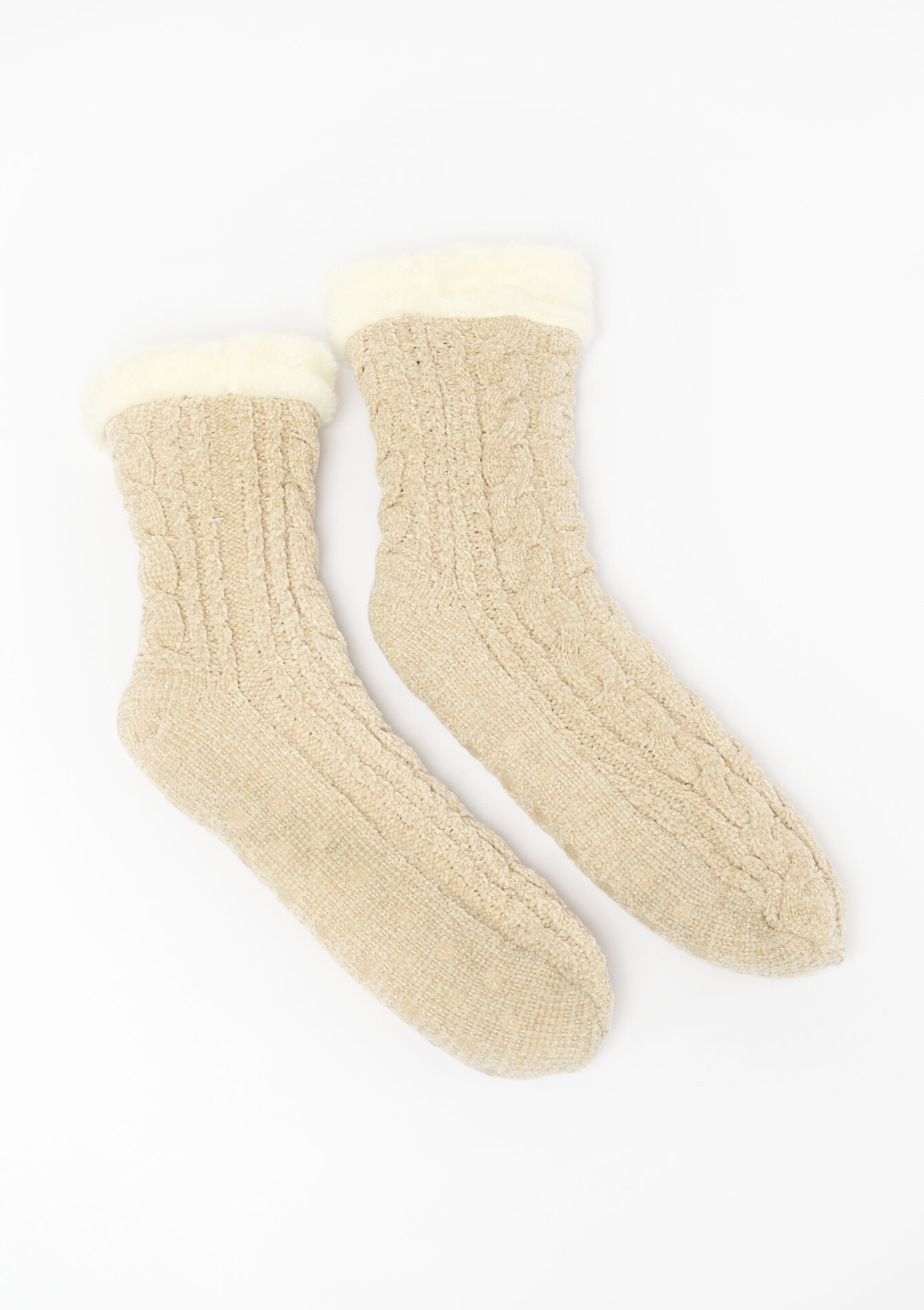 Lined socks with lurex, Lined socks with lurex - OFFWHITE - 17101059_1001