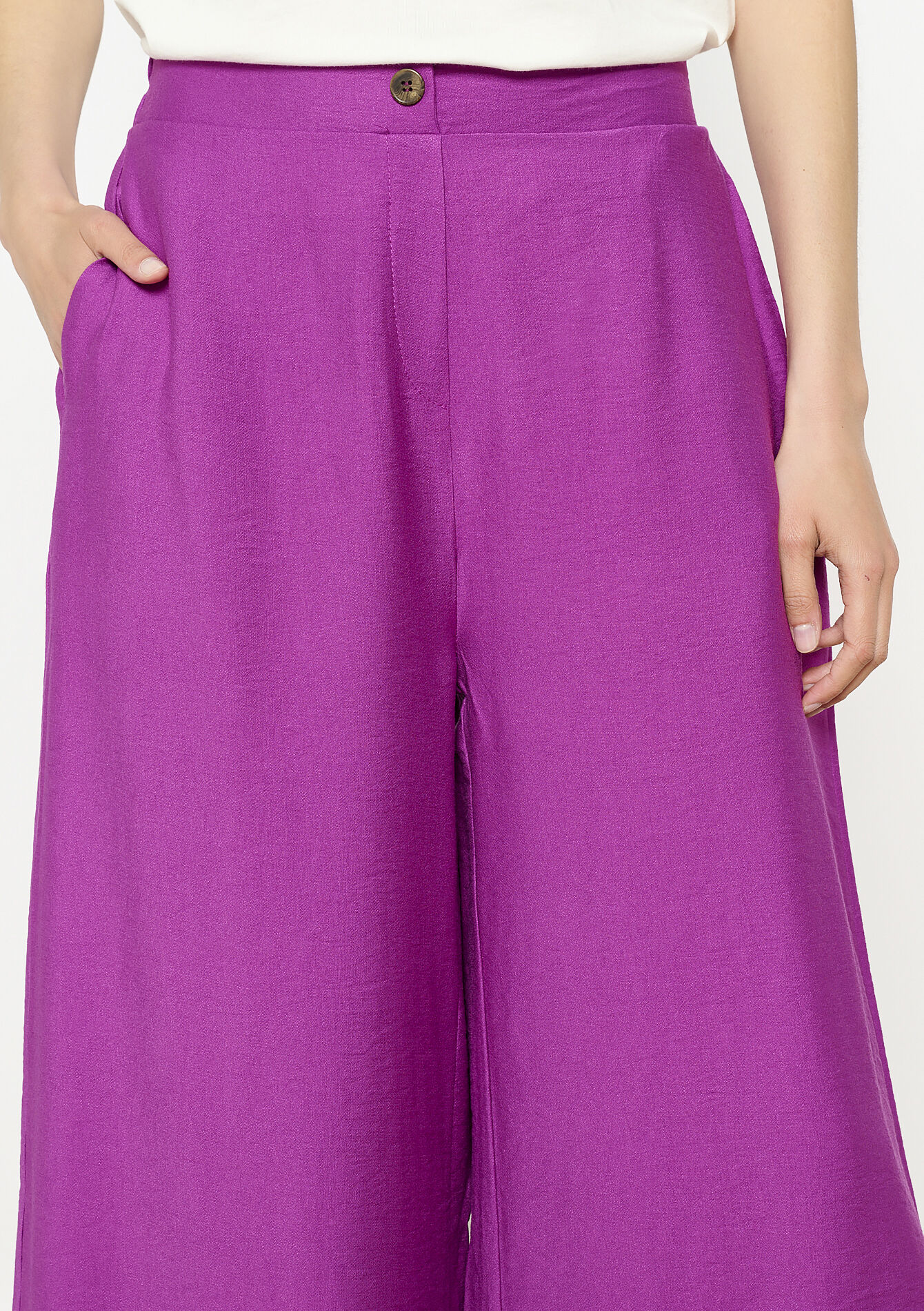 Wijde en luchtige broek, Wijde en luchtige broek - VIOLINE - 06600986_2576