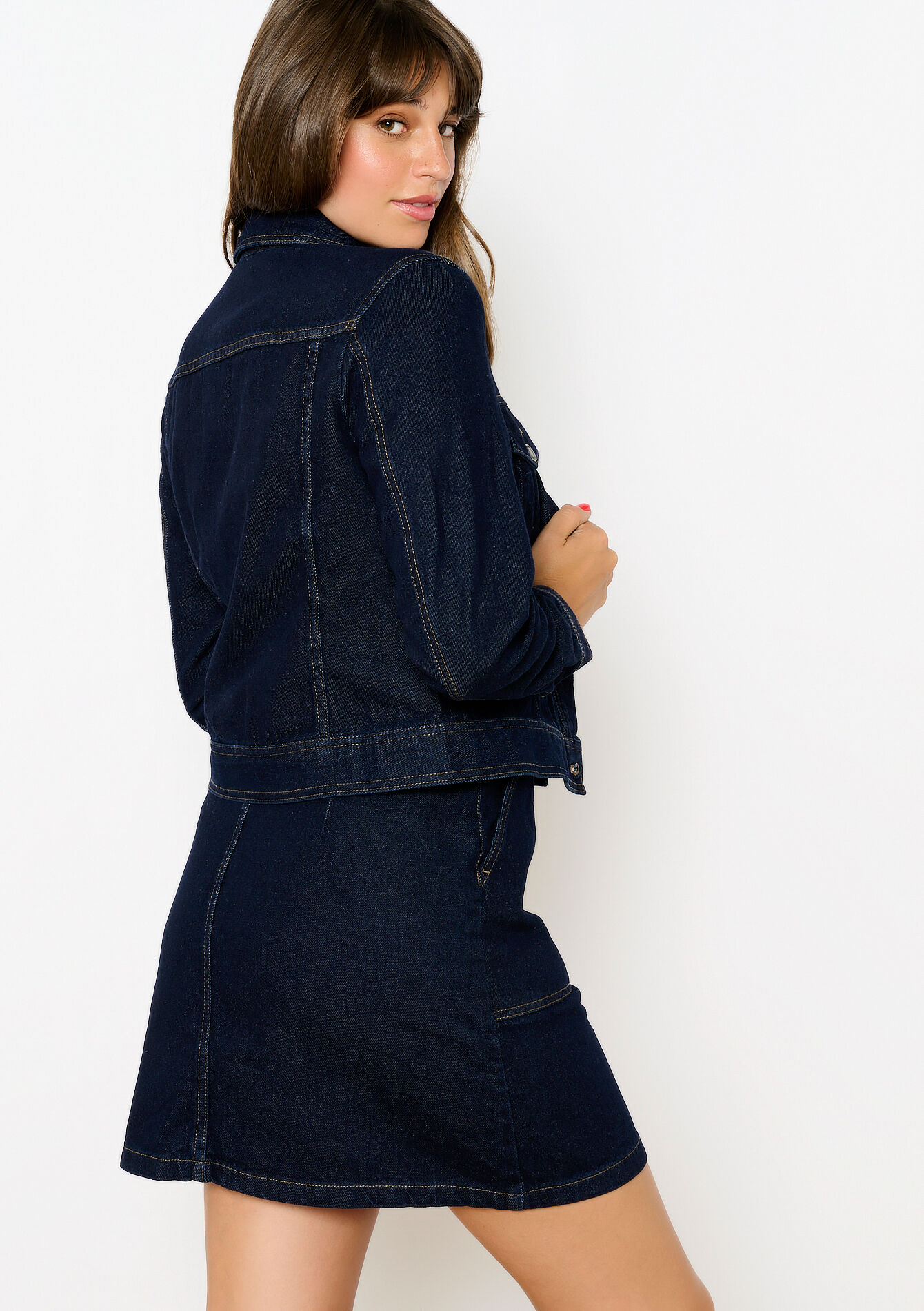 Denim jas - DARK BLUE - 09100946_0501