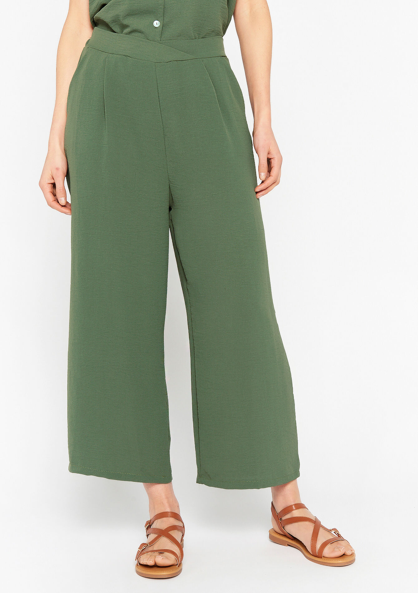 Wijde broek, Wijde broek - CORAL BRIGHT - 06600743