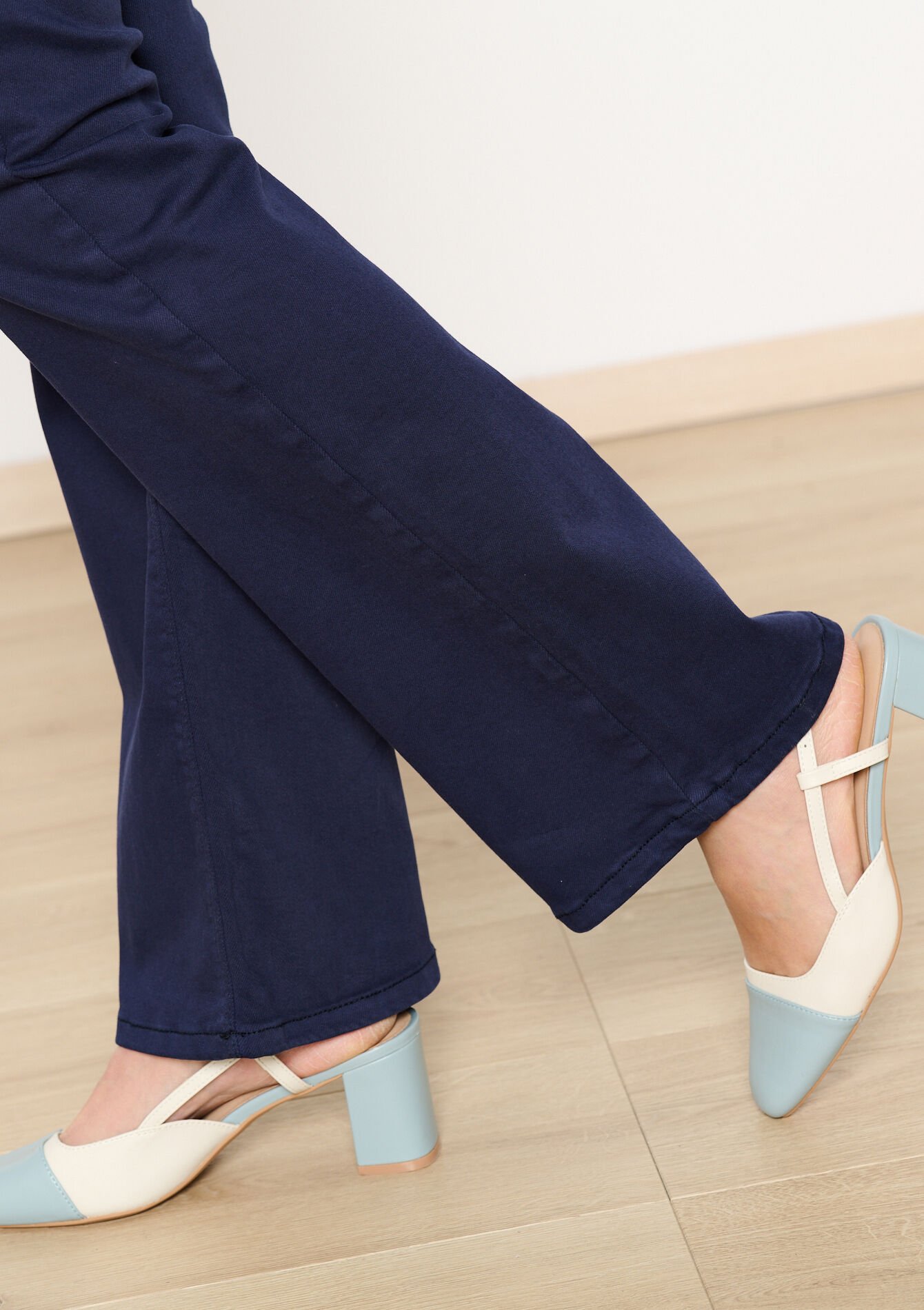 Multiple size bootcut broek - NAVY BASIC - 06004571_2723