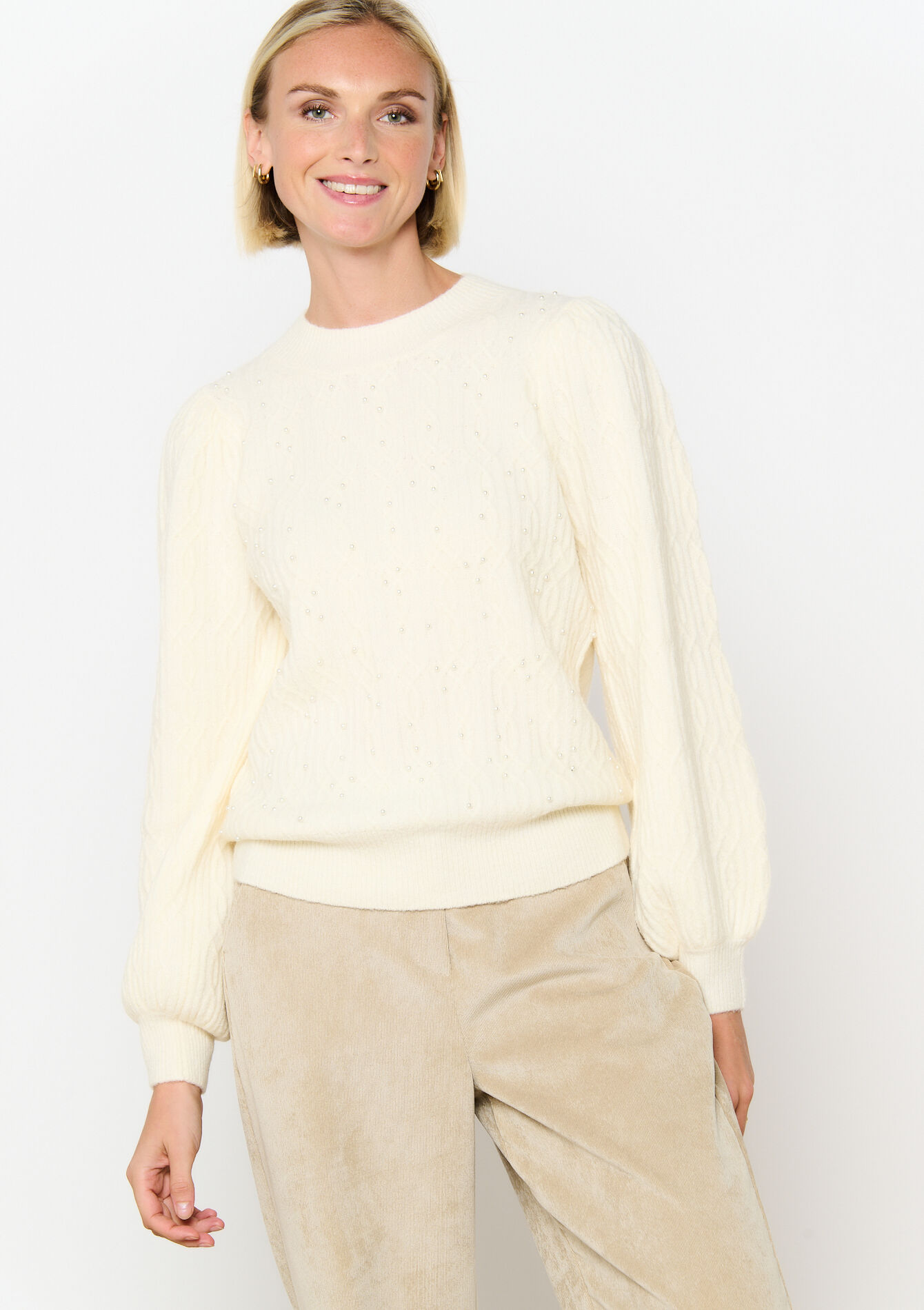 Trui met parels, Trui met parels - VANILLA WHITE - 04006571_1013