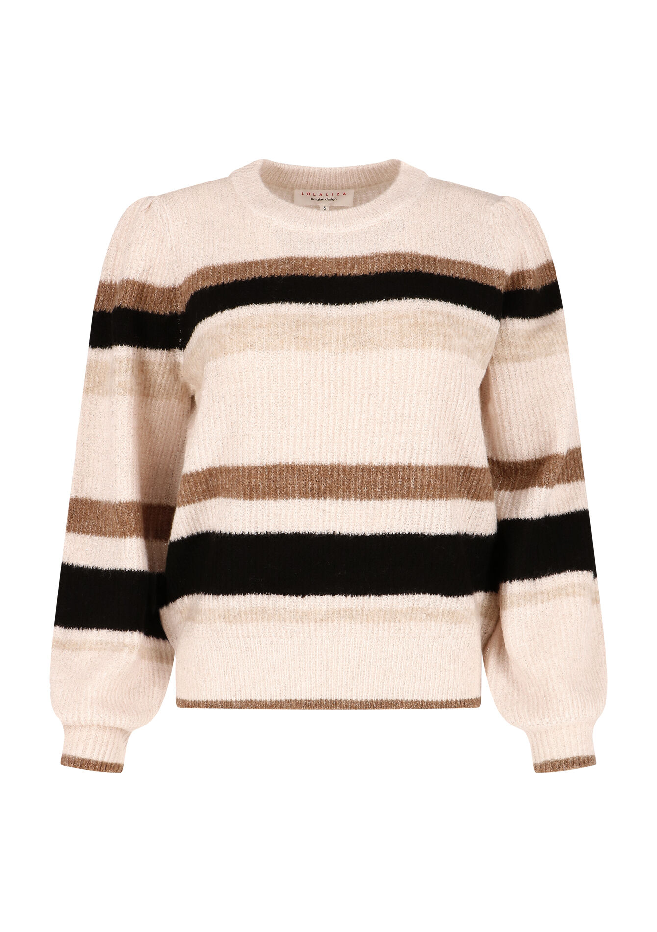 Striped pullover - ECRU PEACH - 04006155_2564