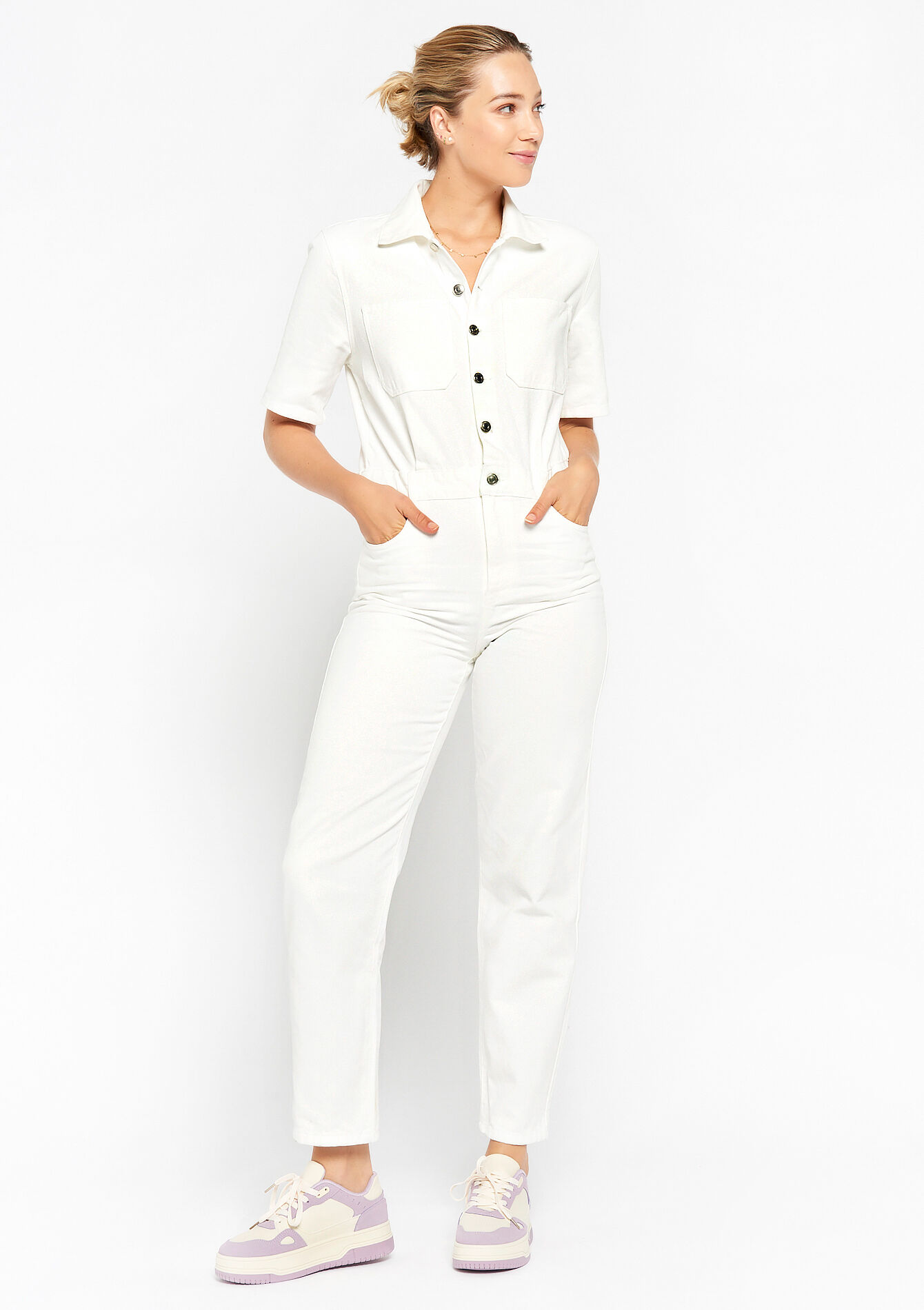 Denim boilersuit, Denim boilersuit - OFFWHITE - 22000475_1001