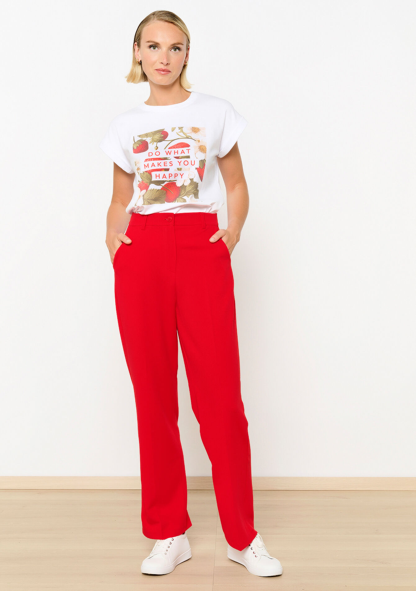 Rechte broek - RED LOLLIPOP - 06100643_5301