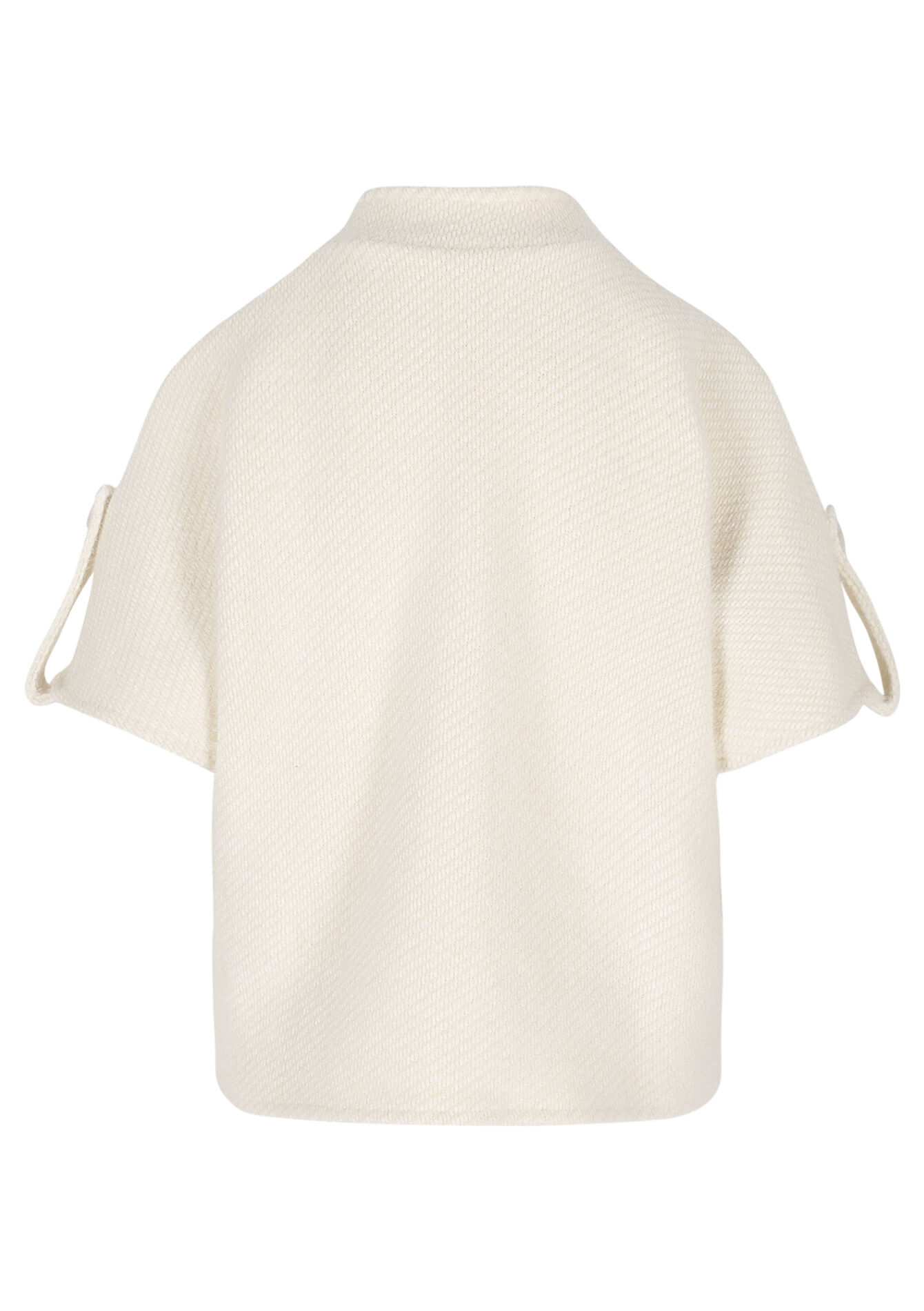 Soft short-sleeve jacket - VANILLA WHITE - 09101177_1013