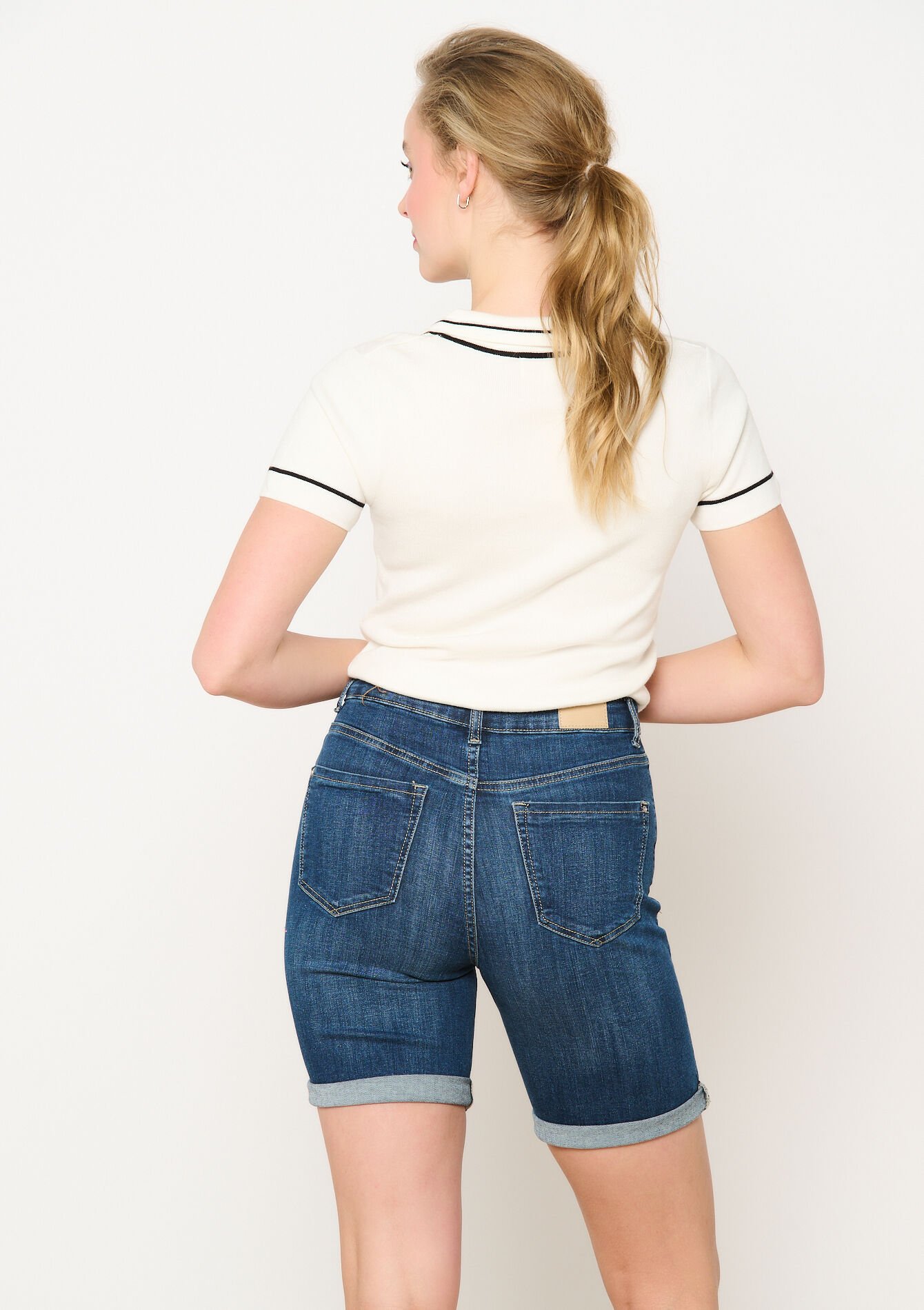 Short en jean - DARK BLUE - 22000575_0501