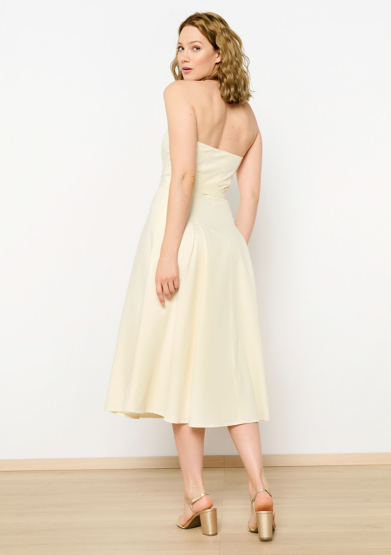 Robe bustier, Robe bustier - VANILLA WHITE - 08103664_1013