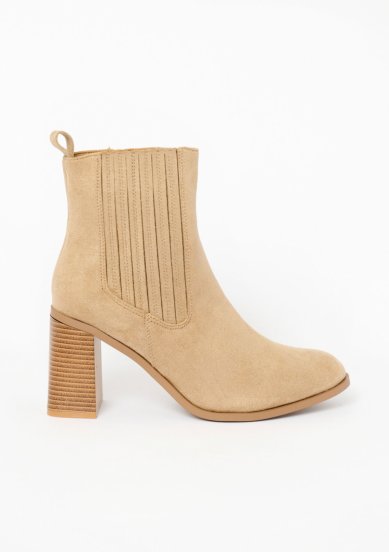 Suede ankle boots, Suede ankle boots - LT TAUPE MEL - 13100262_1033