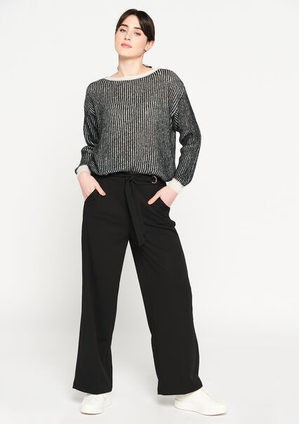 Soft sweater - BLACK - 04005838_1119