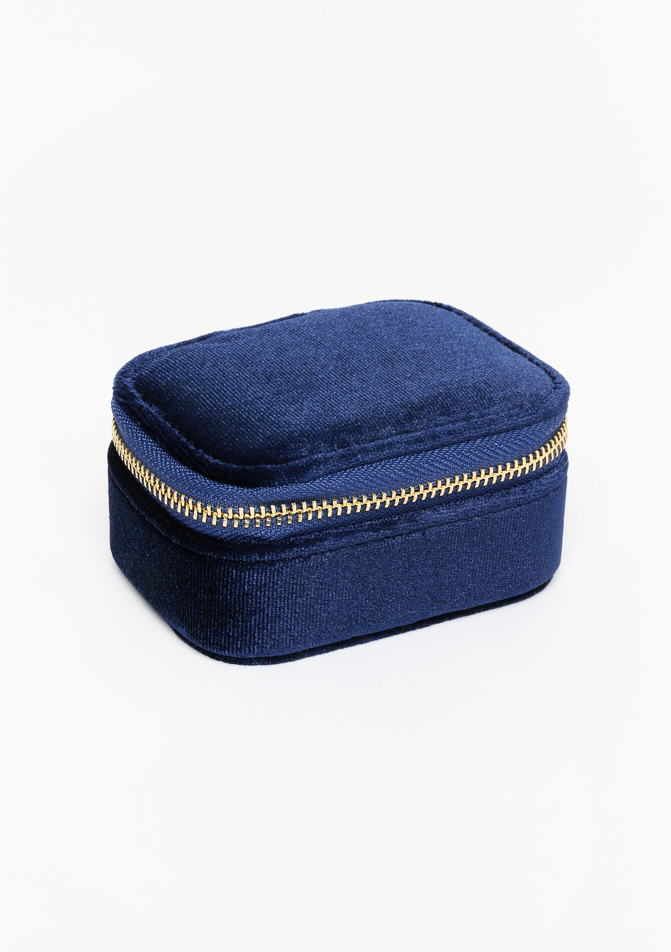 Boîte à bijoux en velours, Boîte à bijoux en velours - NAVY BLUE - 1086173