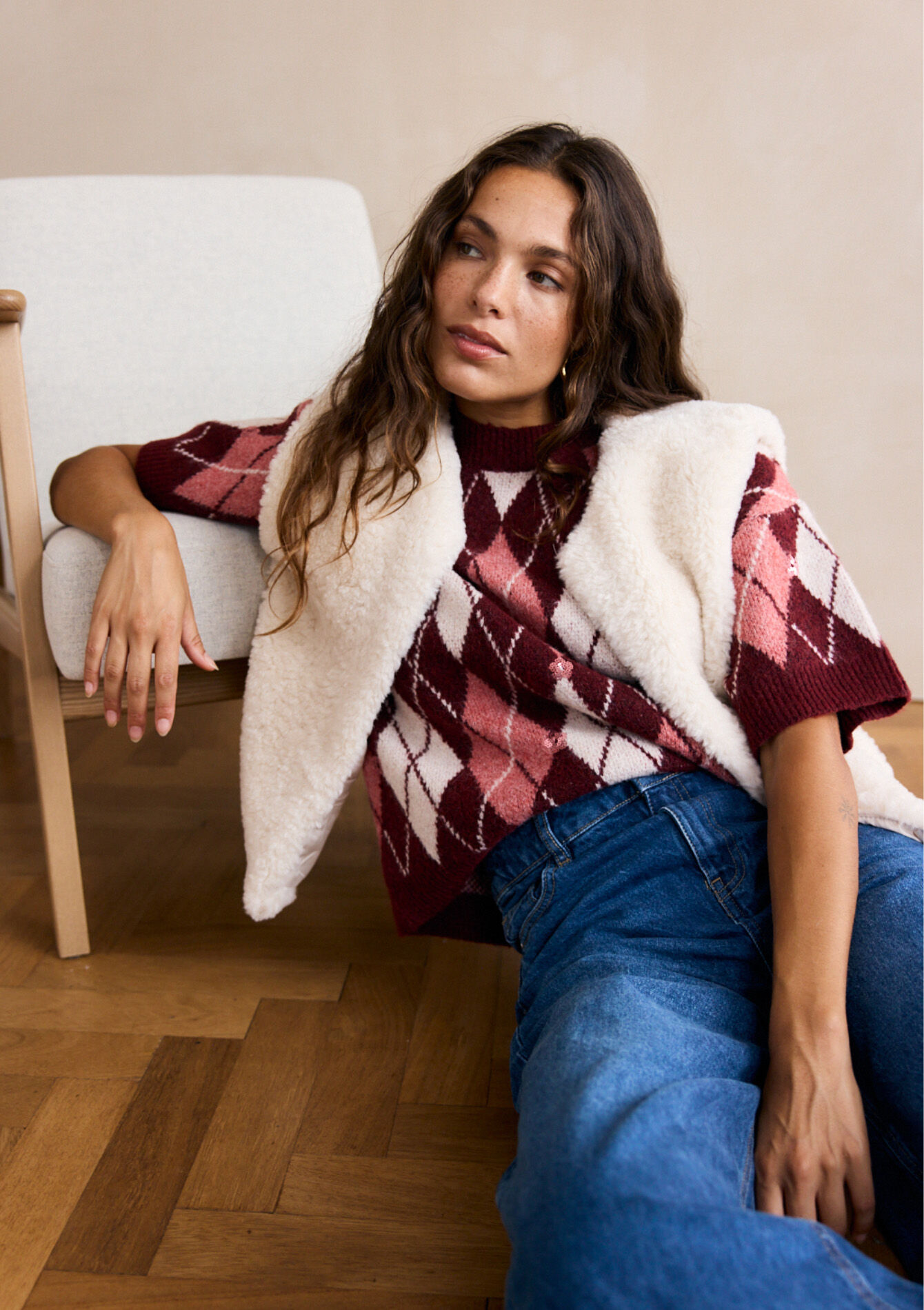 Ruitjestrui met korte mouwen, Ruitjestrui met korte mouwen, , back