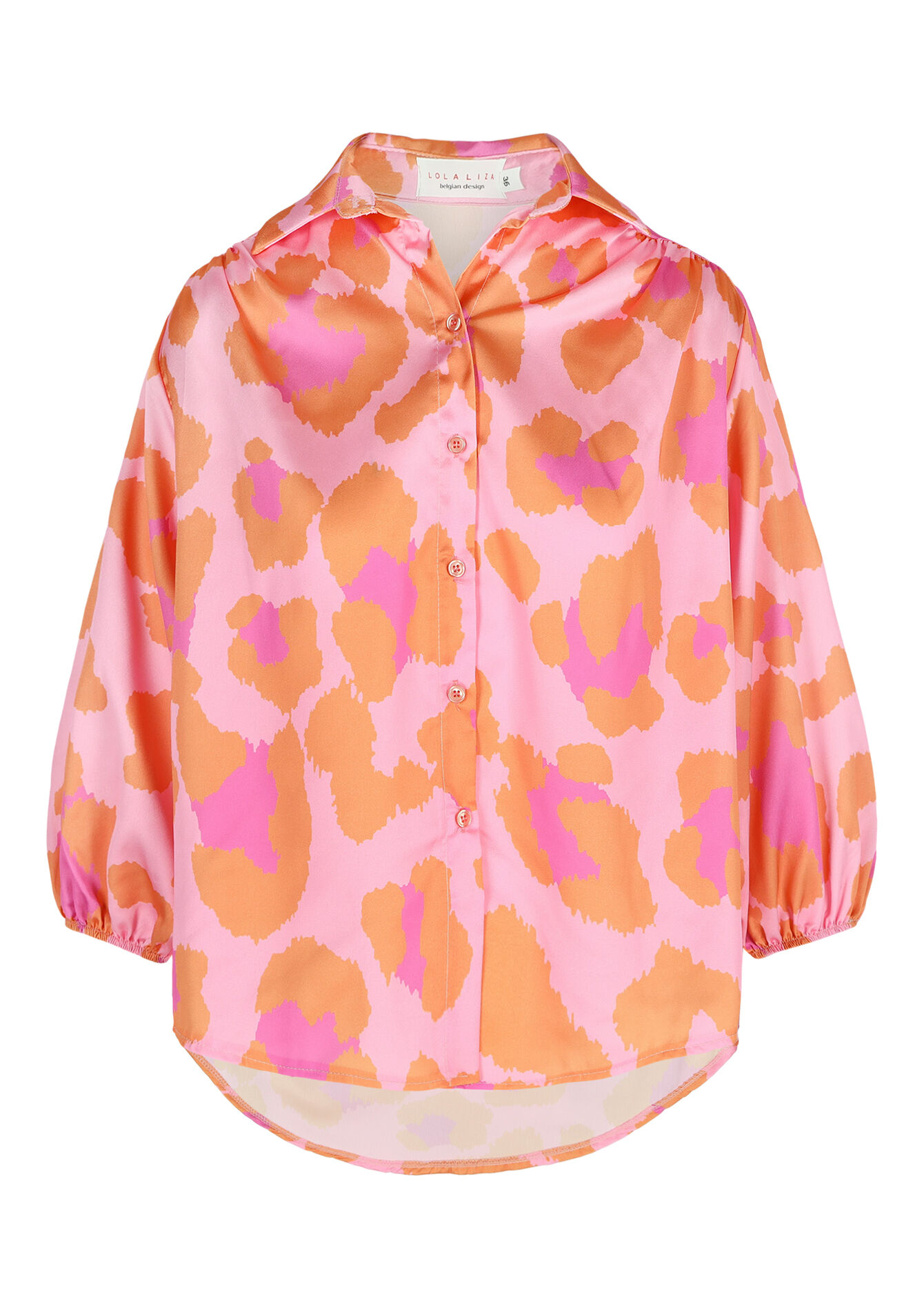 Satijnen hemd met print, Satijnen hemd met print - LIGHT PINK - 05702438_1303