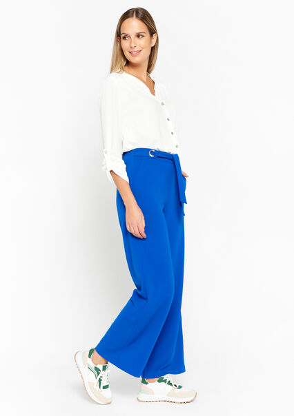 Wide trousers - ELECTRIC BLUE - 06600715_1619