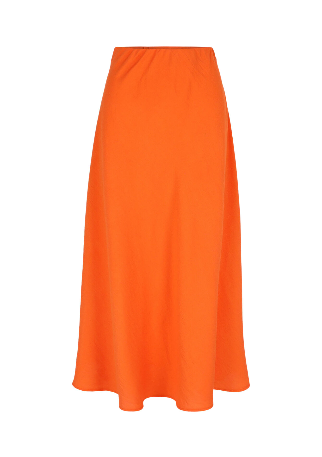 Losvallende maxi-rok, Losvallende maxi-rok - ORANGE BRIGHT - 07101371_1255