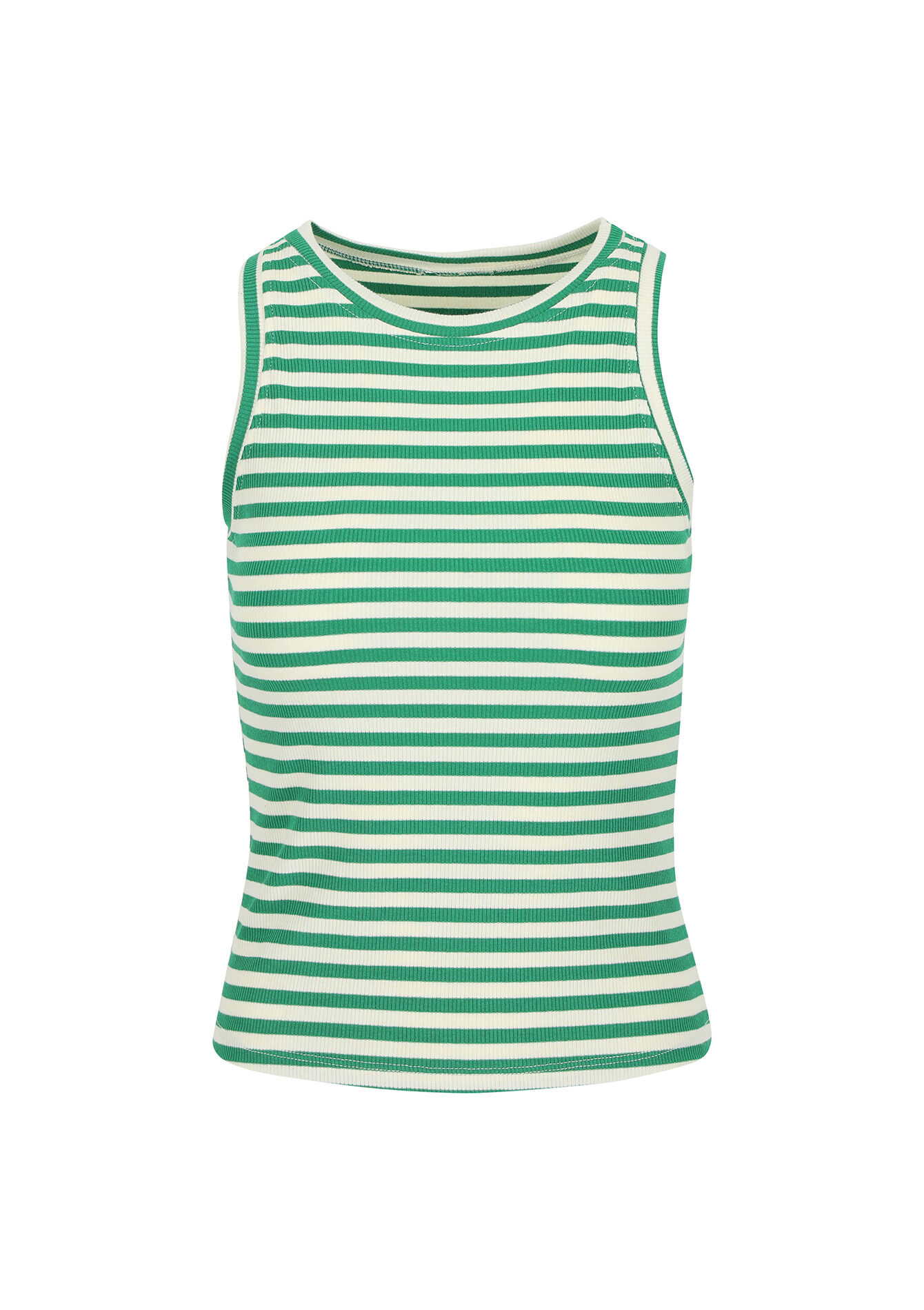 Ribbed top - GREEN GAZON - 02200358_4604
