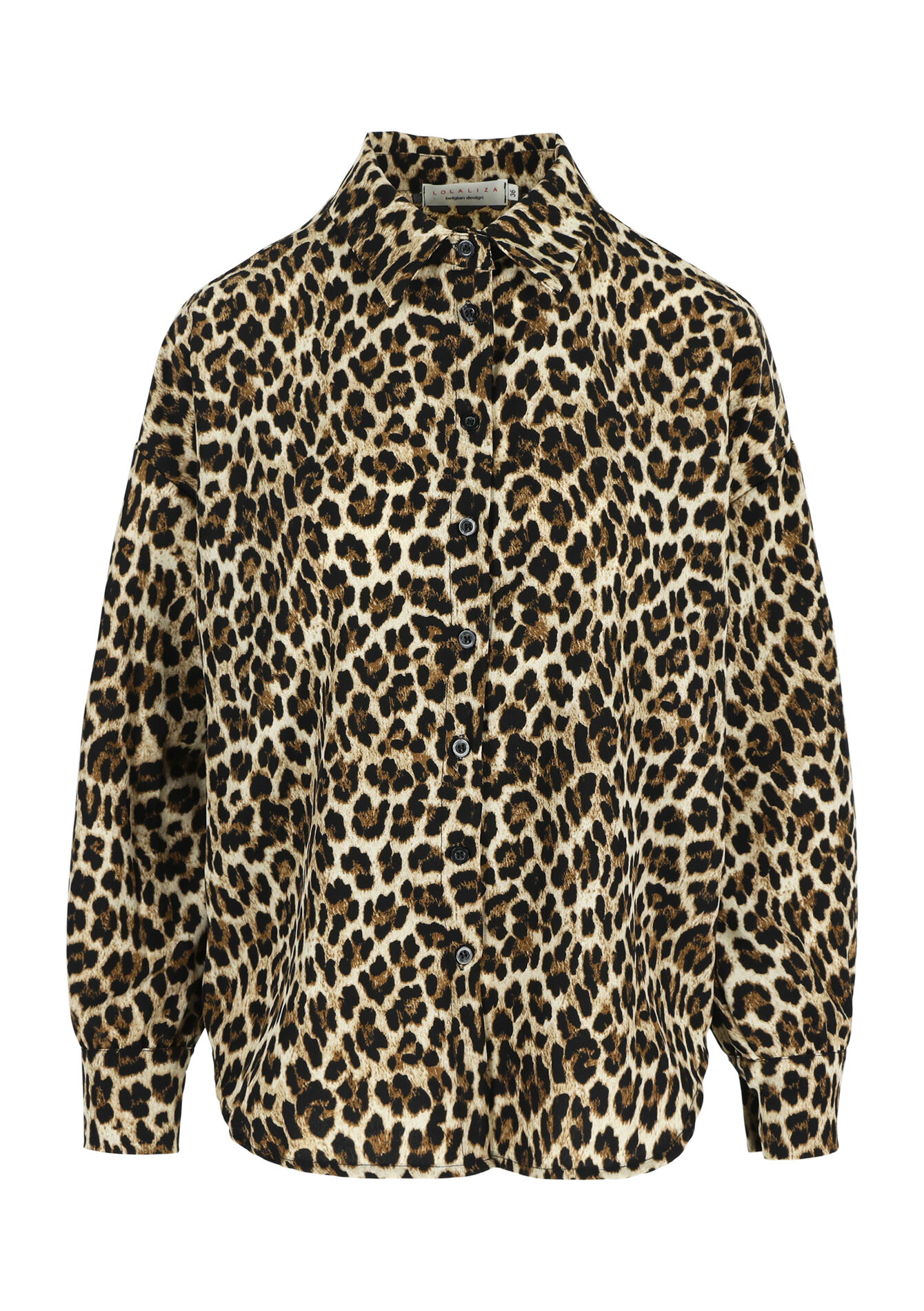 Hemd met luipaardprint, Hemd met luipaardprint - BLACK - 05702638_1119