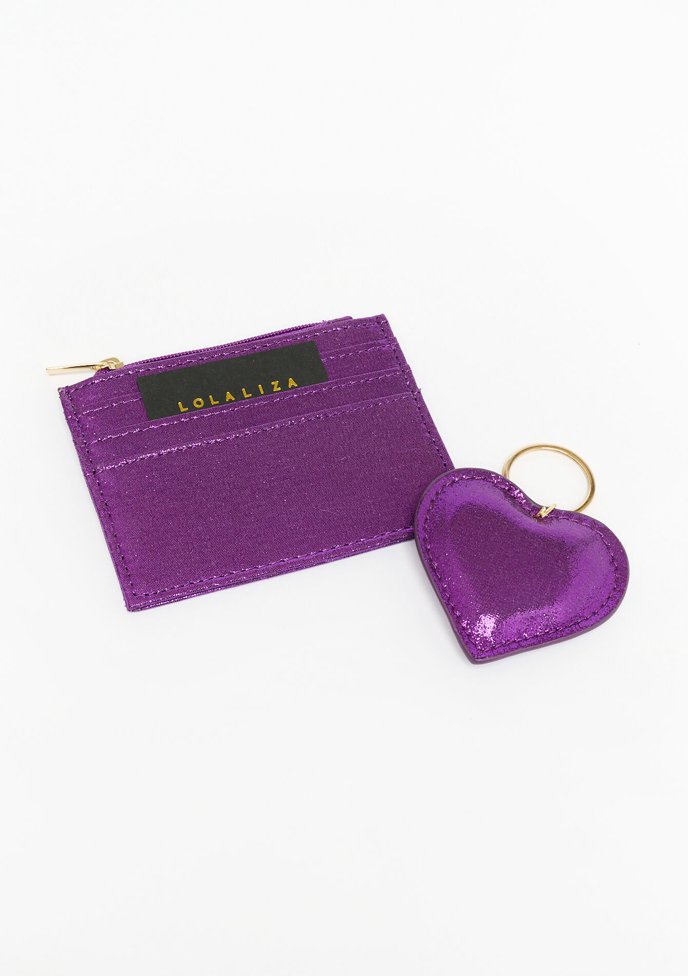 Key ring and wallet set - PURPLE - 1088881