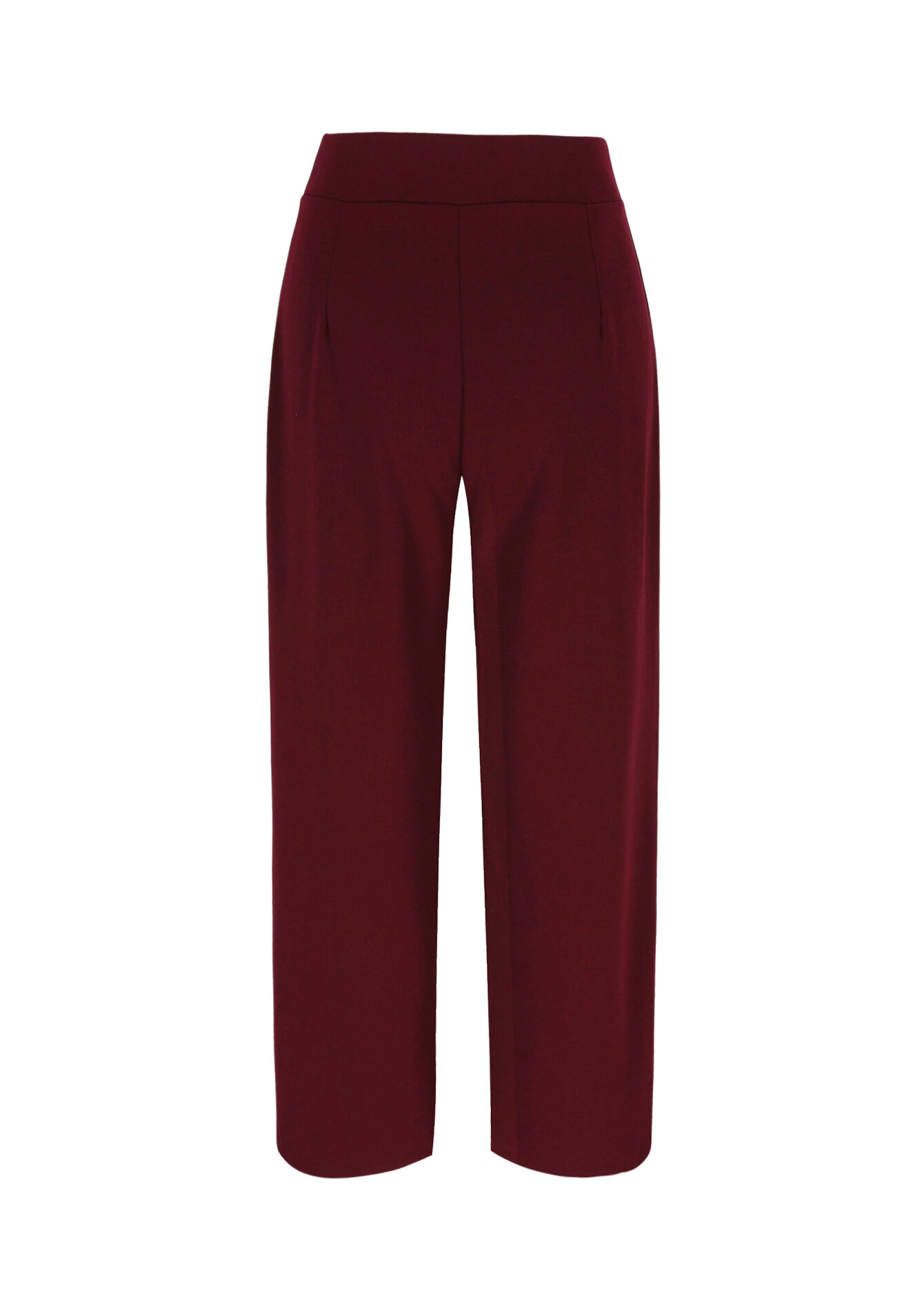 Pantalon fluide taille haute, Pantalon fluide taille haute - BORDEAUX WINE - 06601029_5514