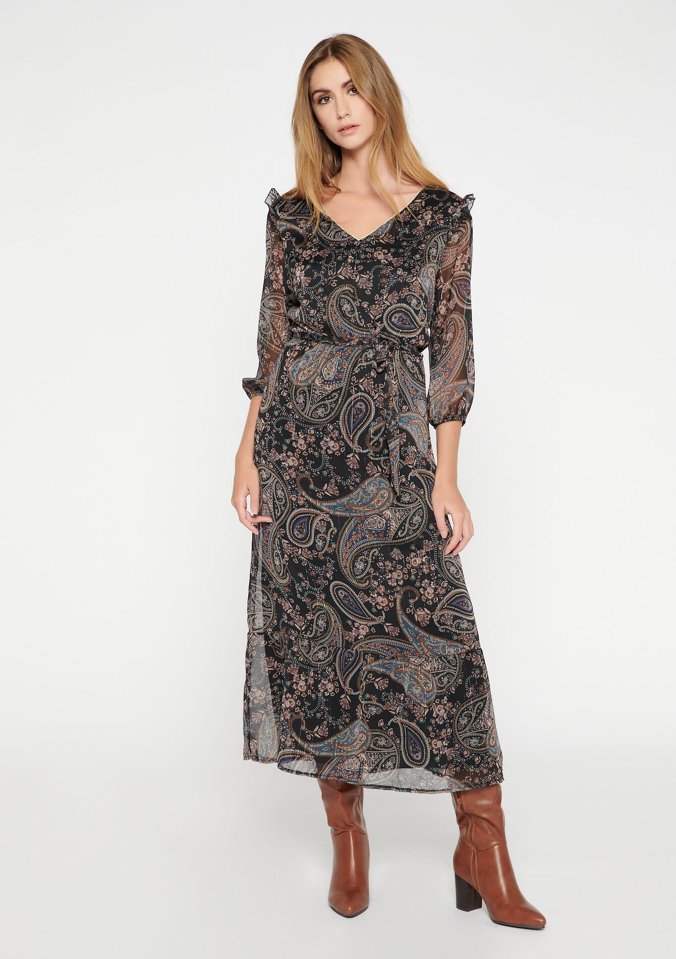 robe fleurie maxi