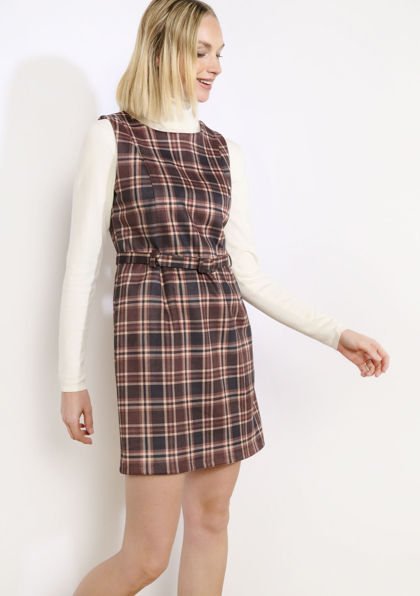 Robe courte sans manches, Robe courte sans manches - BLACK - 08104408_1119