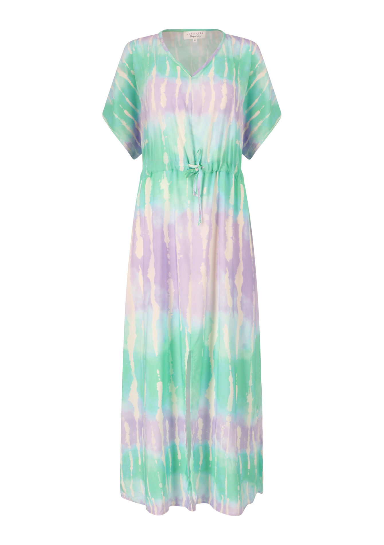 Robe longue en tie and dye - ORANGE BRIGHT - 08602087