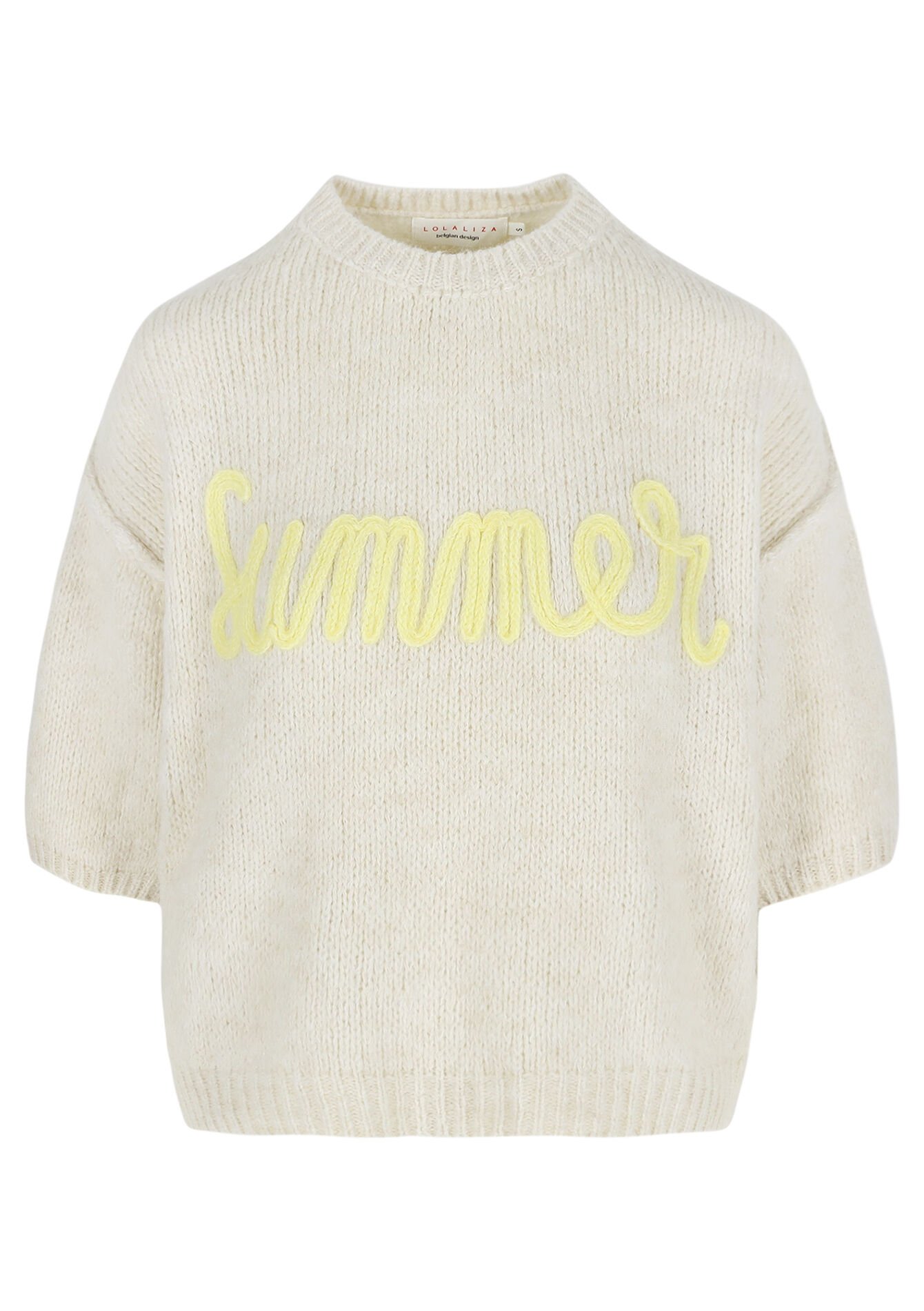 Zachte trui met opschrift, Zachte trui met opschrift - LT BEIGE - 04006907_2527