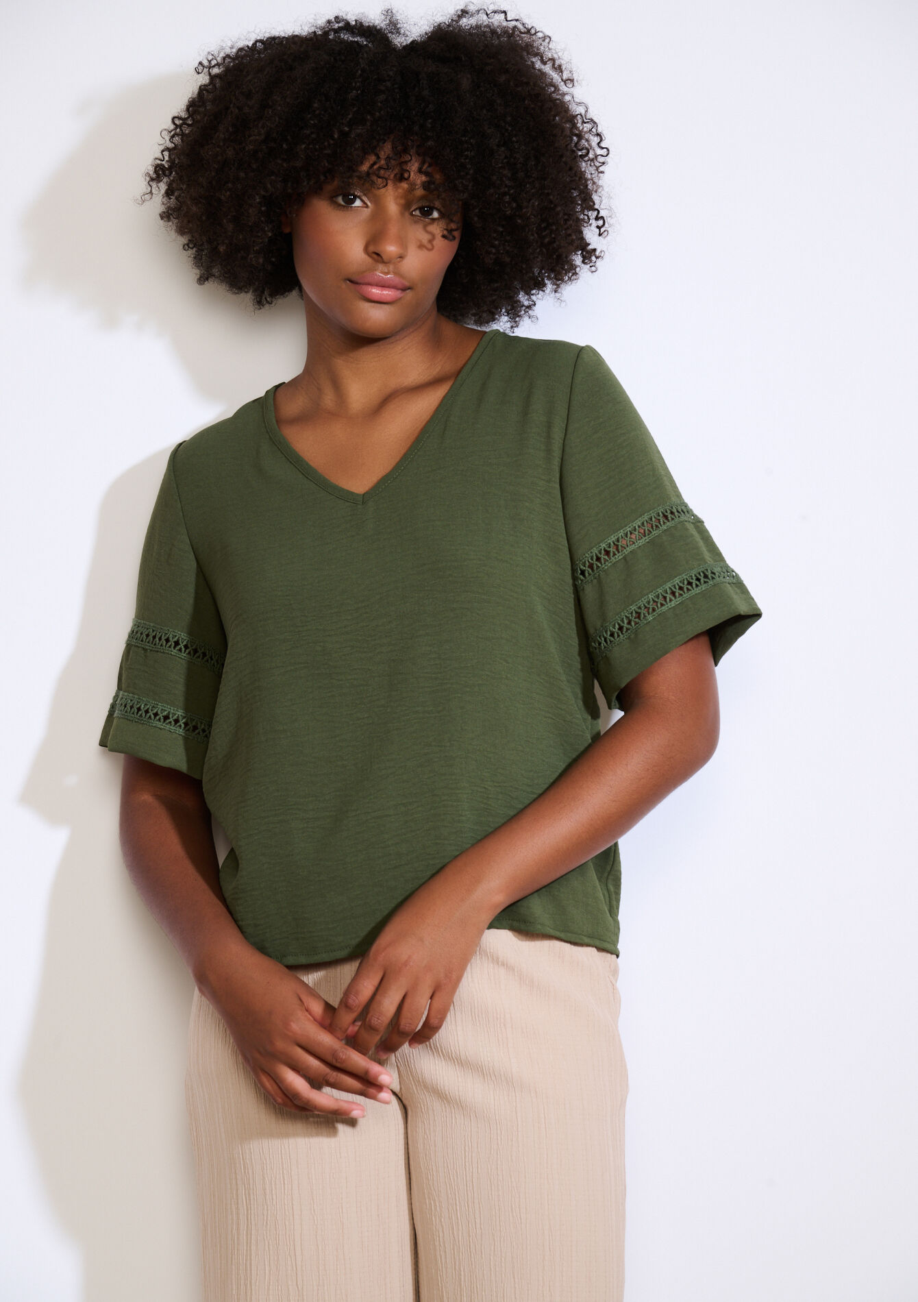 Blouse manches ajourées, Blouse manches ajourées, , back