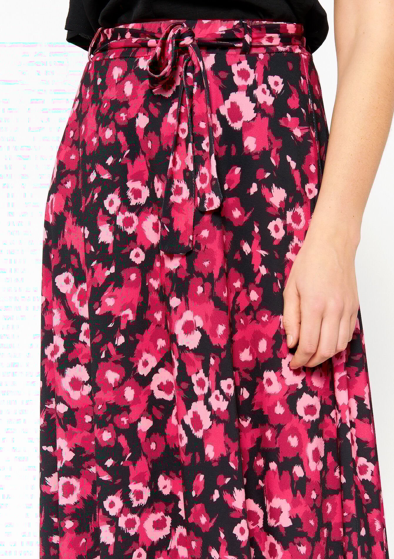 Maxirok met luipaardprint, Maxirok met luipaardprint - BLACK - 07101081_1119