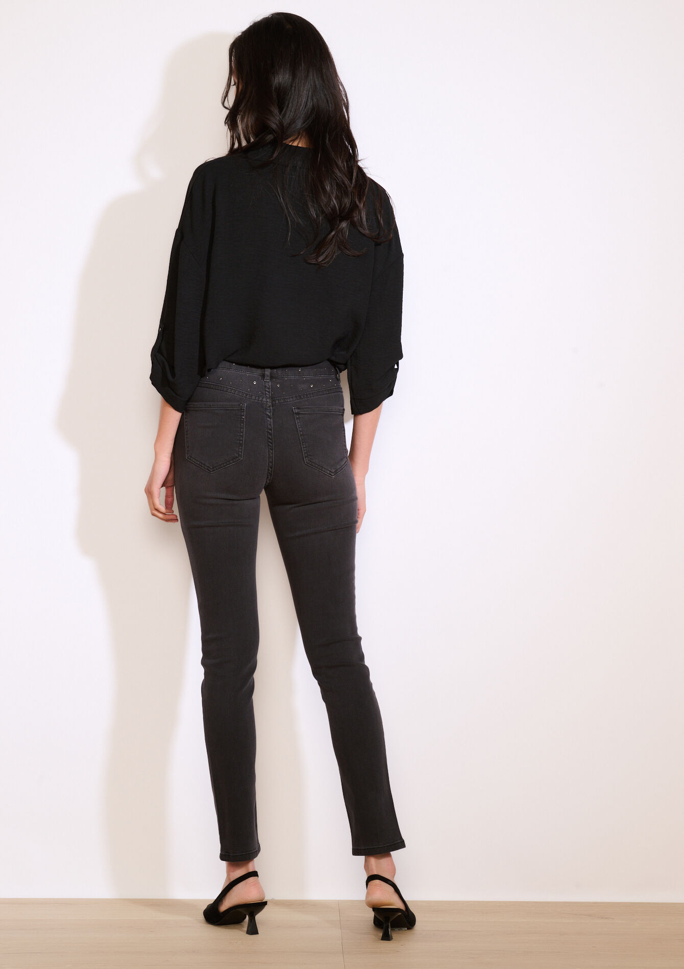 Jean skinny taille haute, Jean skinny taille haute - BLACK - 22000600_1119