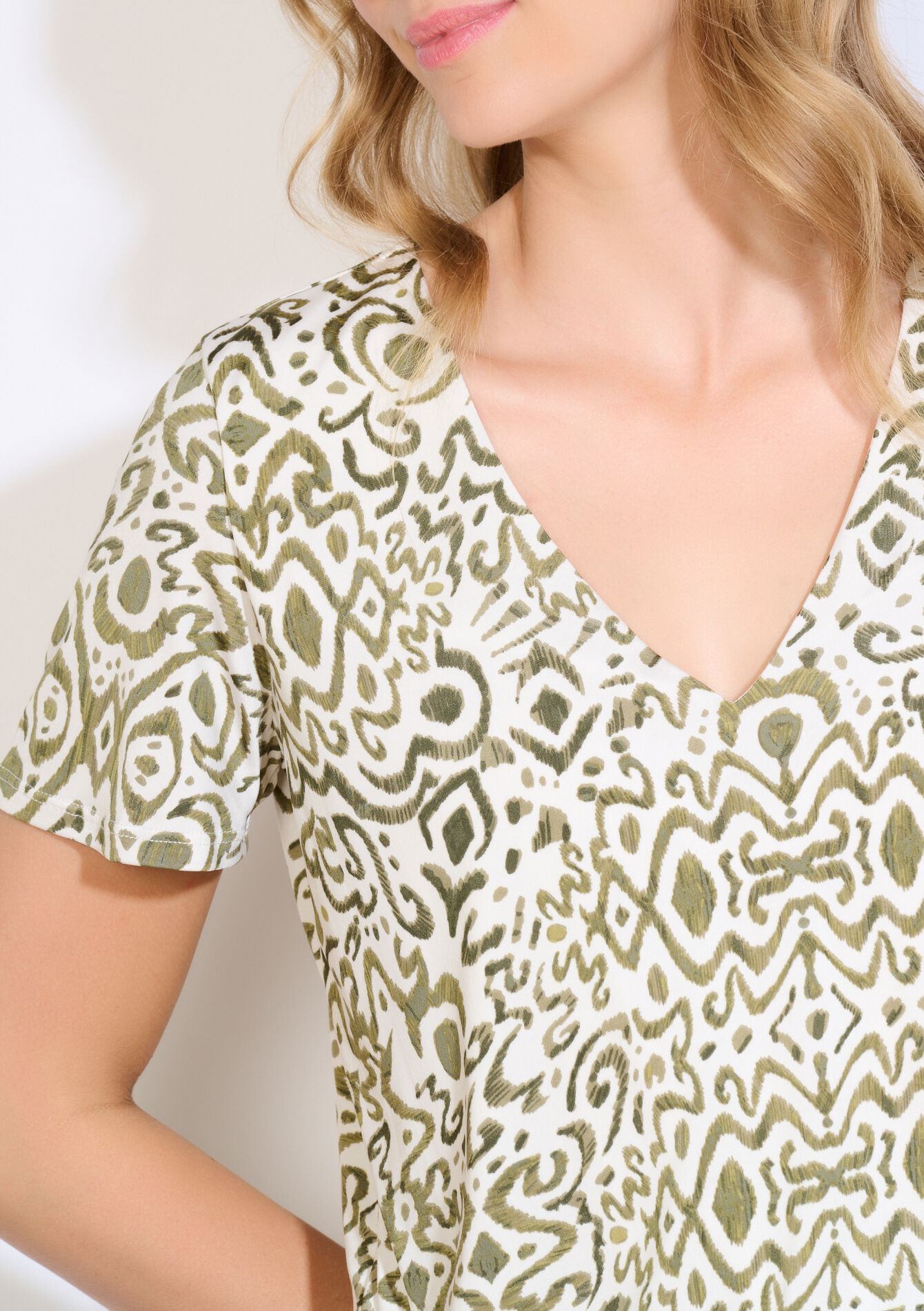 T-shirt met grafische print, T-shirt met grafische print - KHAKI FADED - 02301912_4326