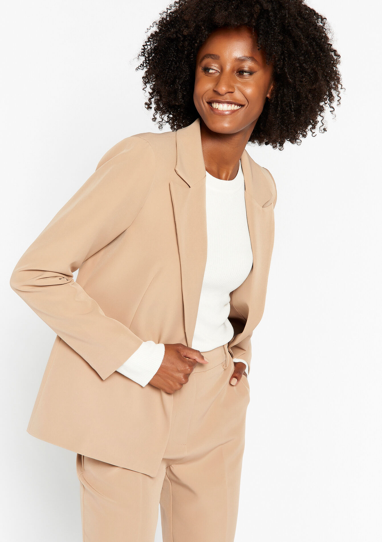 Veste de tailleur, Veste de tailleur - LT BEIGE - 1083109