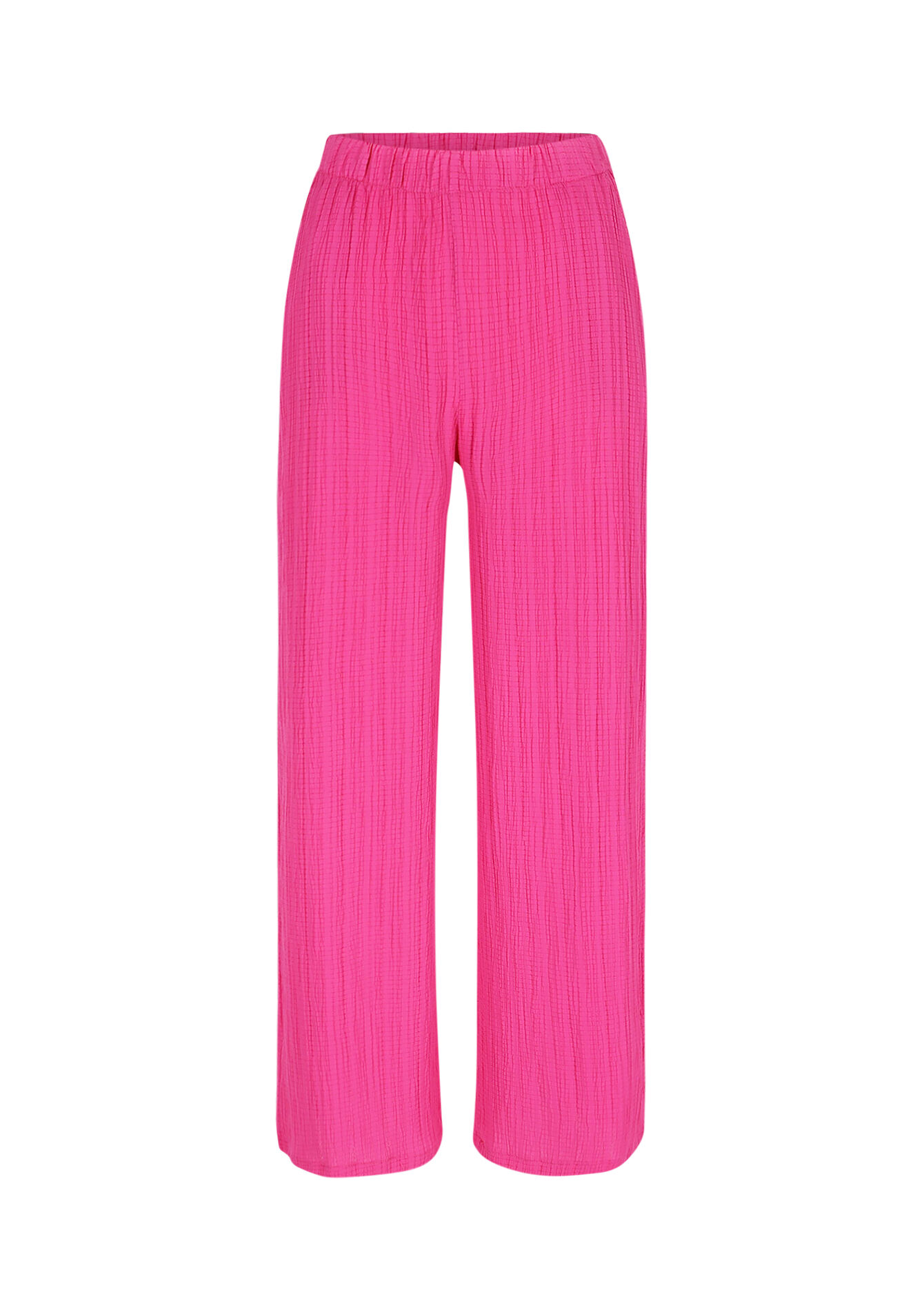 Broek met reliëf, Broek met reliëf - FUCHSIA - 06600965_5626