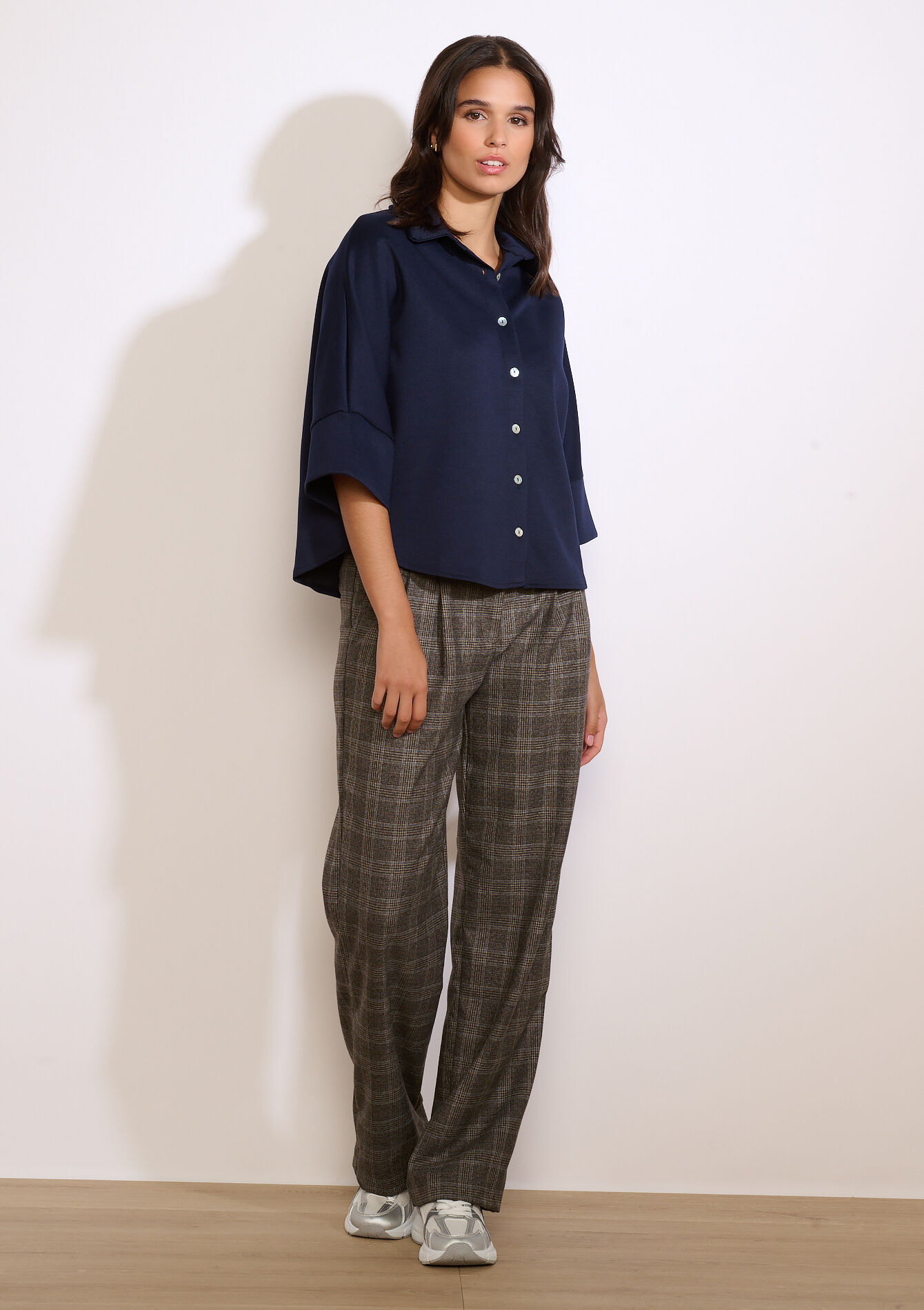 Polo ample boutonné, Polo ample boutonné, , back