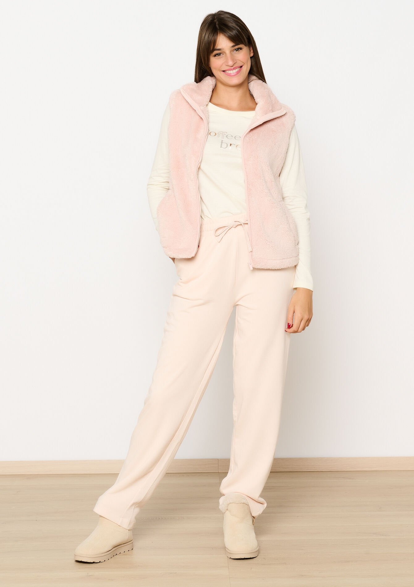 Driedelige pyjamaset, Driedelige pyjamaset - LIGHT PINK - 02100268_1303