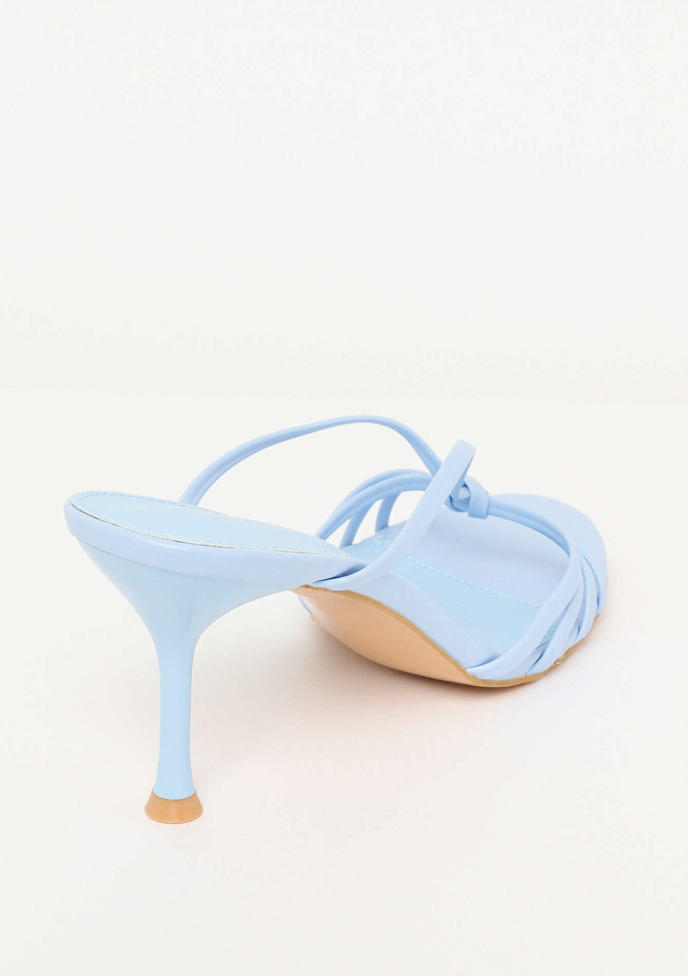 Sandalen met hak en bandjes - BLUE PASTEL - 13000859_3003