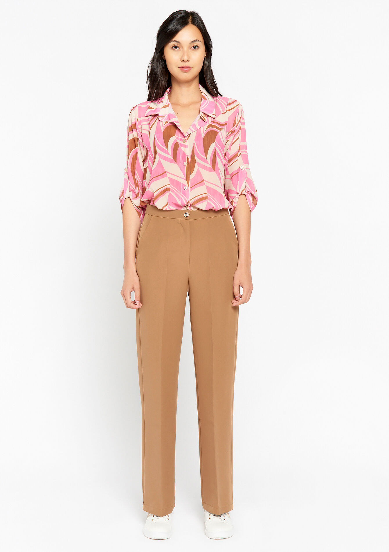 Suiting broek, Suiting broek - CAMEL GINGER - 06100561_3831