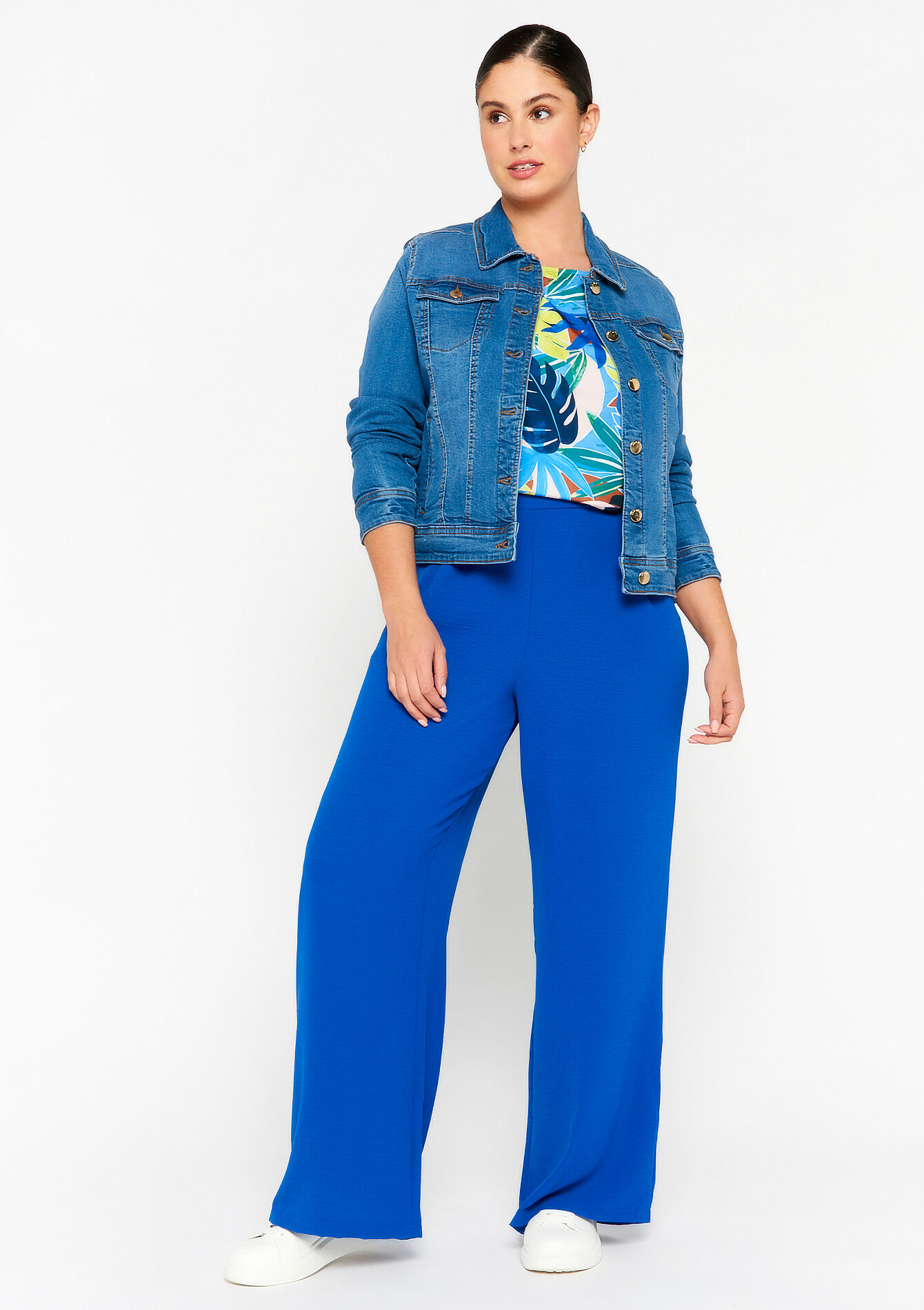 Denim jacket - BLUE BLEACHED - 09100674