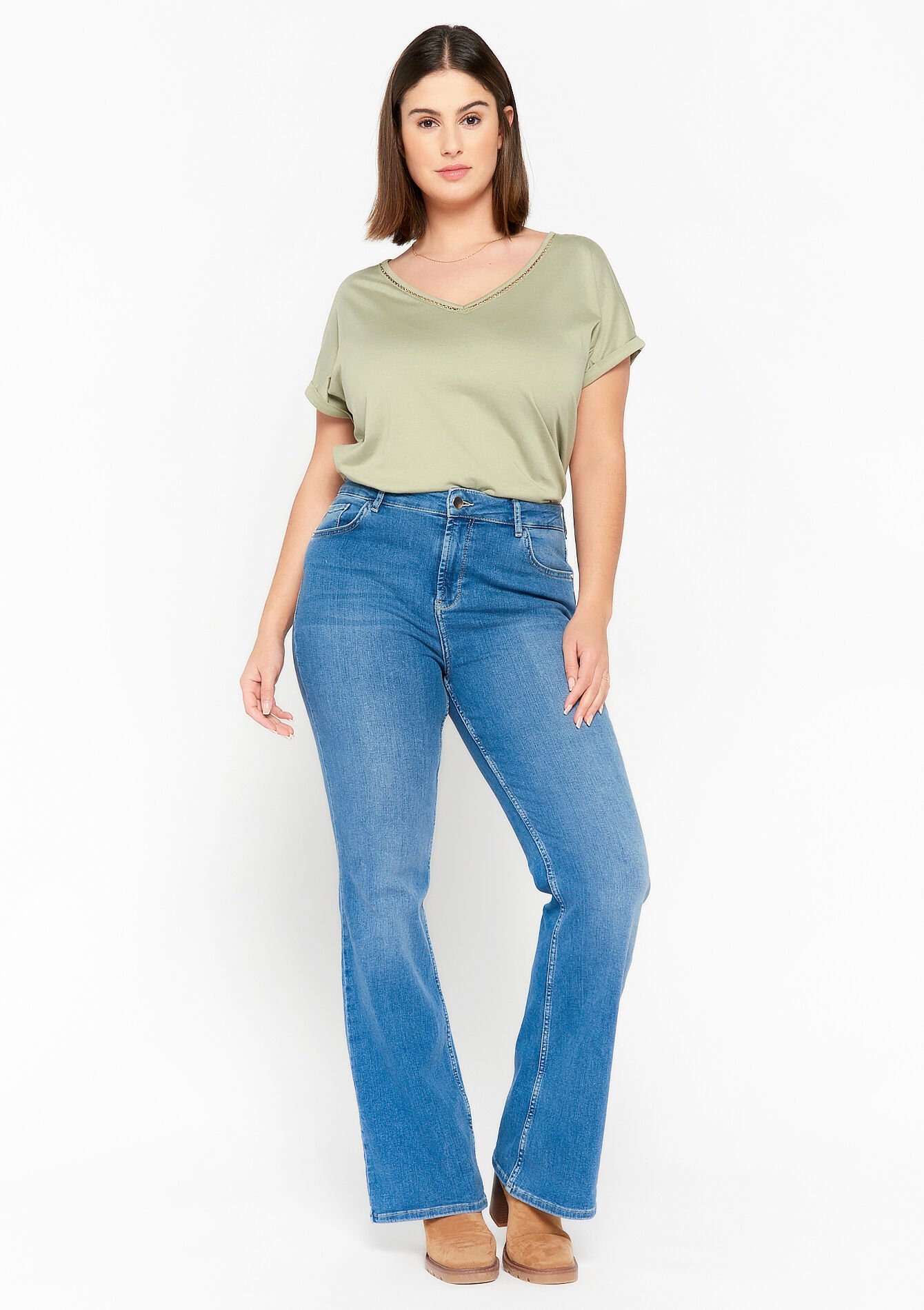 Skinny flared jeans, Skinny flared jeans, , back