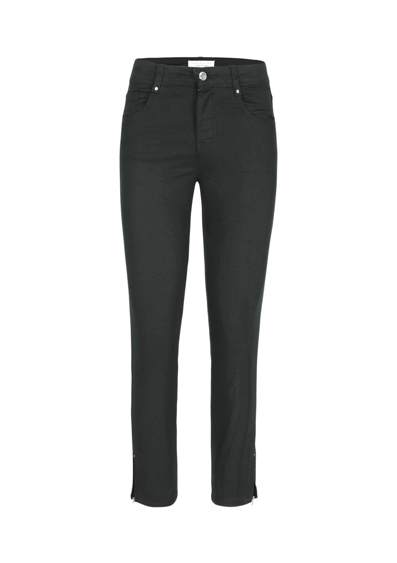 Pantalon coupe slim, Pantalon coupe slim - BLACK - 06004457_1119