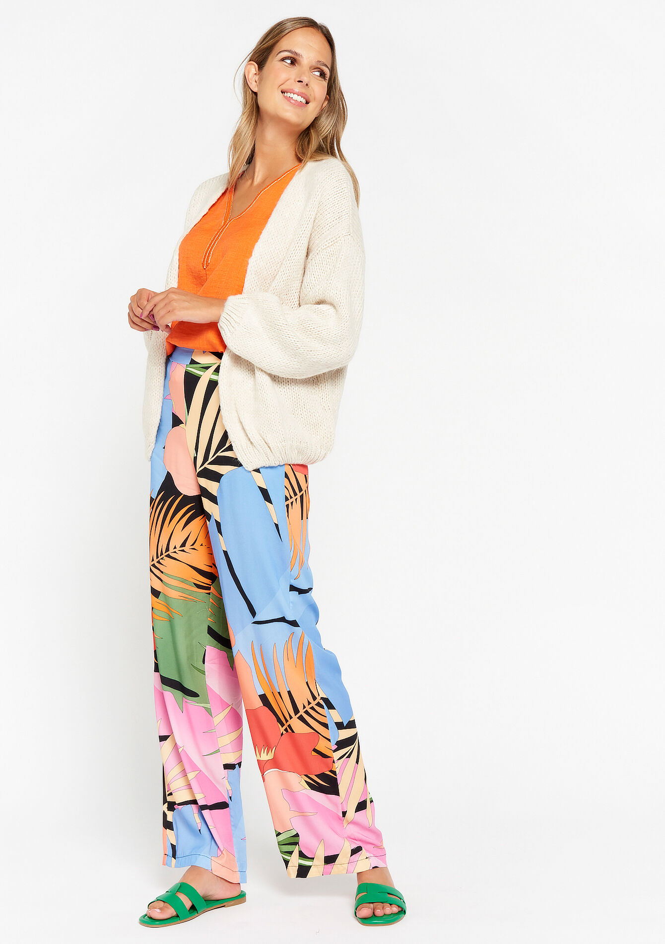 Open cardigan - LT BEIGE - 04101031