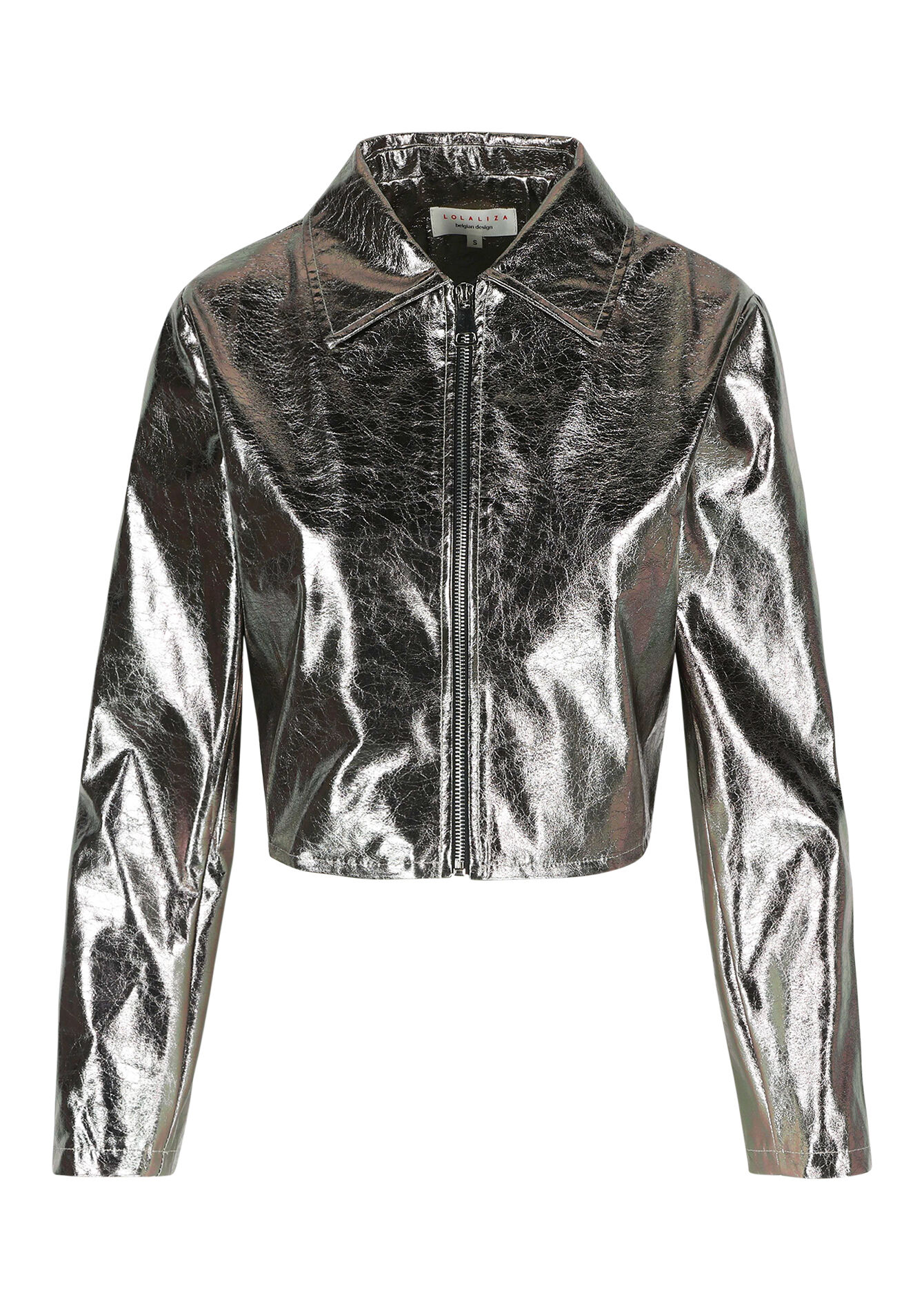Veste métallisée en similicuir, Veste métallisée en similicuir - COPPER - 09100908_6301