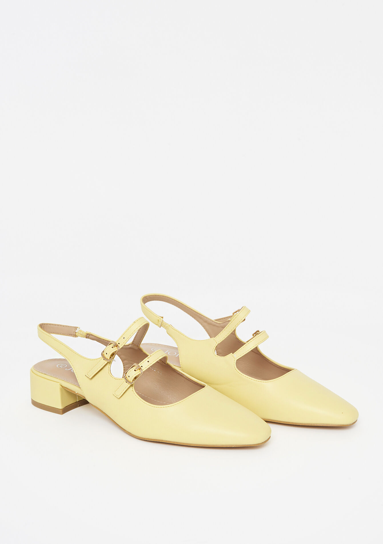 Ballerines à deux brides - YELLOW PASTEL - 13100326_5004